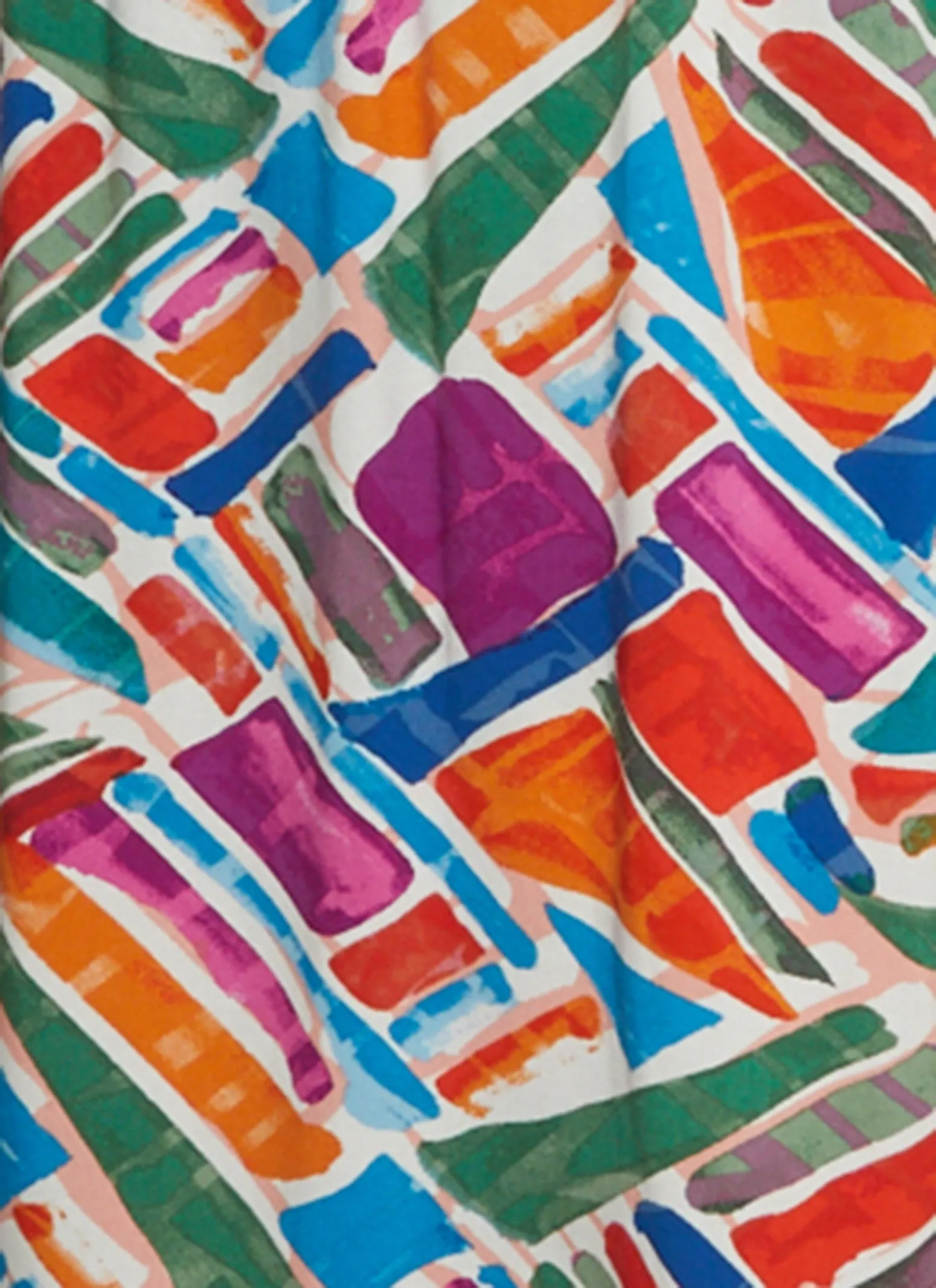 Plus Size Printed V Neck Maxi Dress sold by Rainbow product image thumbnail 4