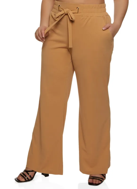 Plus Size Notch Neck Hanky Hem Tee sold by Rainbow