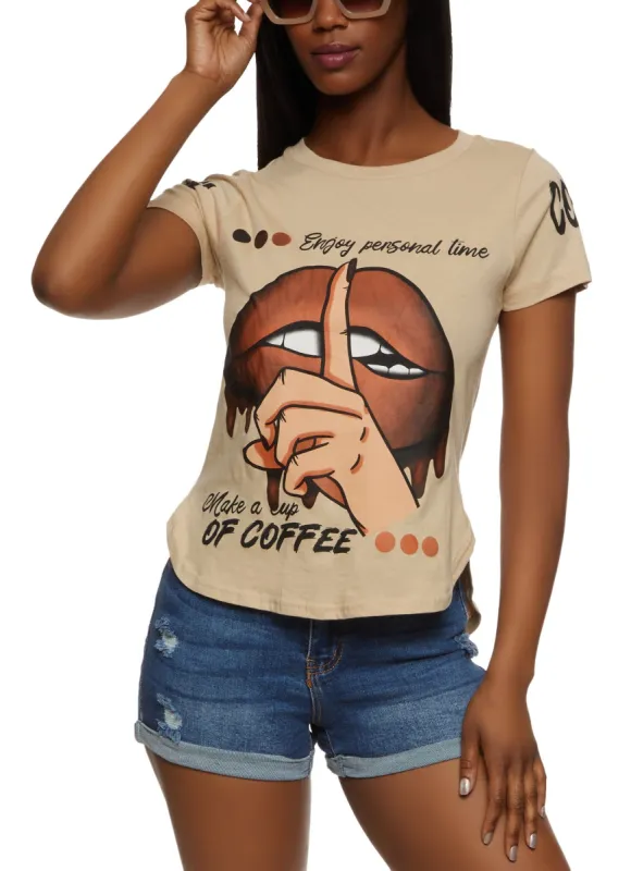 Enjoy Personal Time Make A Cup Of Coffee T Shirt made by Rainbow