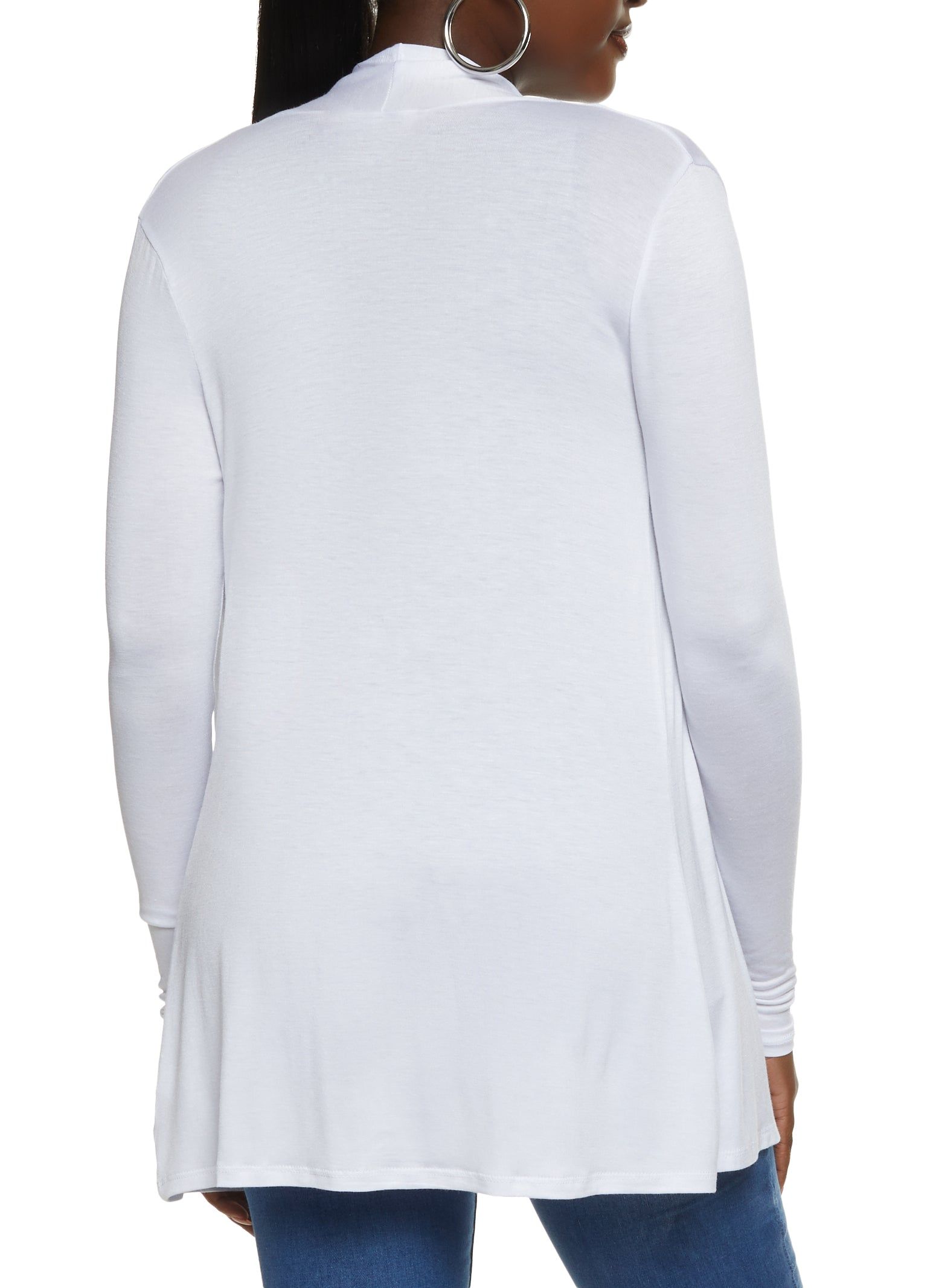 Basic Long Sleeve Cardigan sold by Rainbow product image thumbnail 2