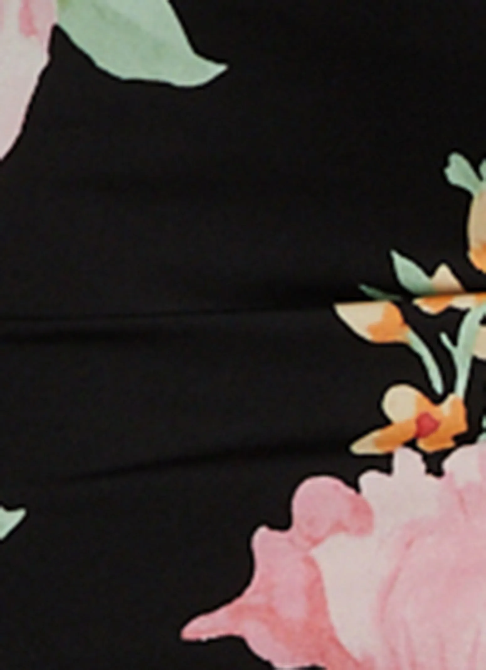 Plus Size Floral Print Asymmetrical Cami Dress sold by Rainbow product image thumbnail 4