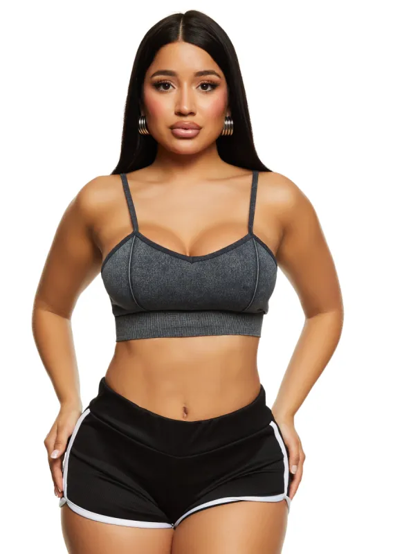 Acid Wash Cropped Cami sold by Rainbow