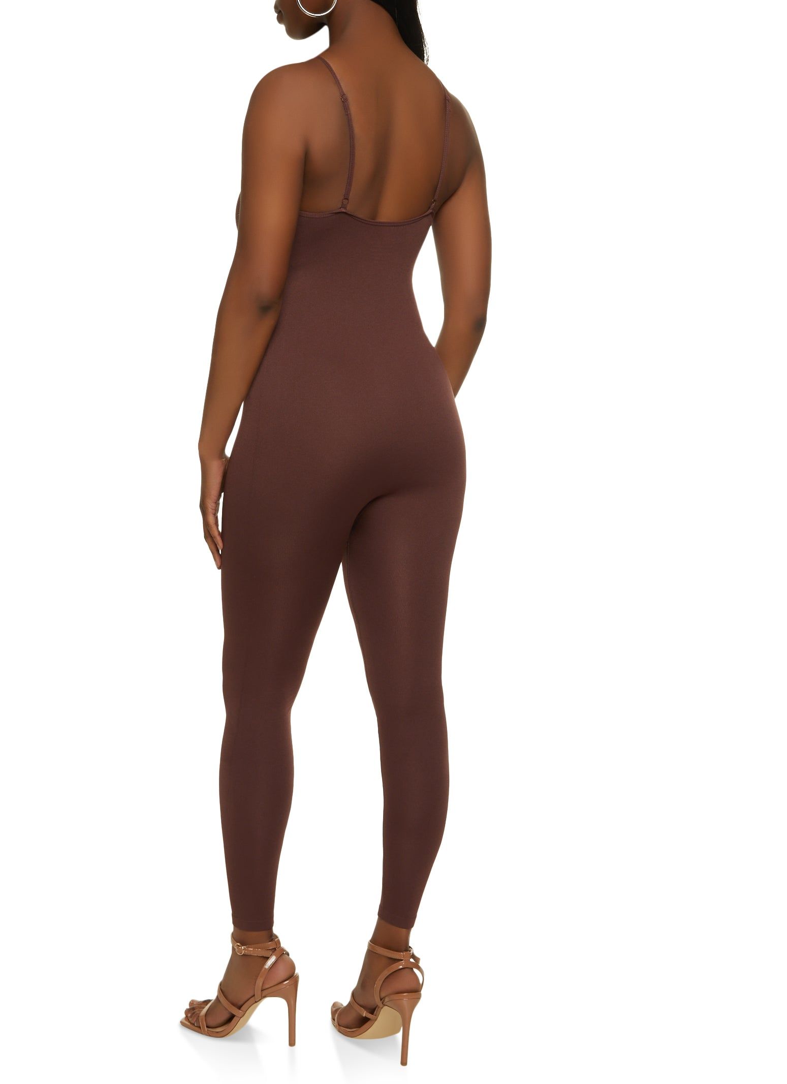 Seamless Stretch Rib Cami Jumpsuit sold by Rainbow product image thumbnail 3