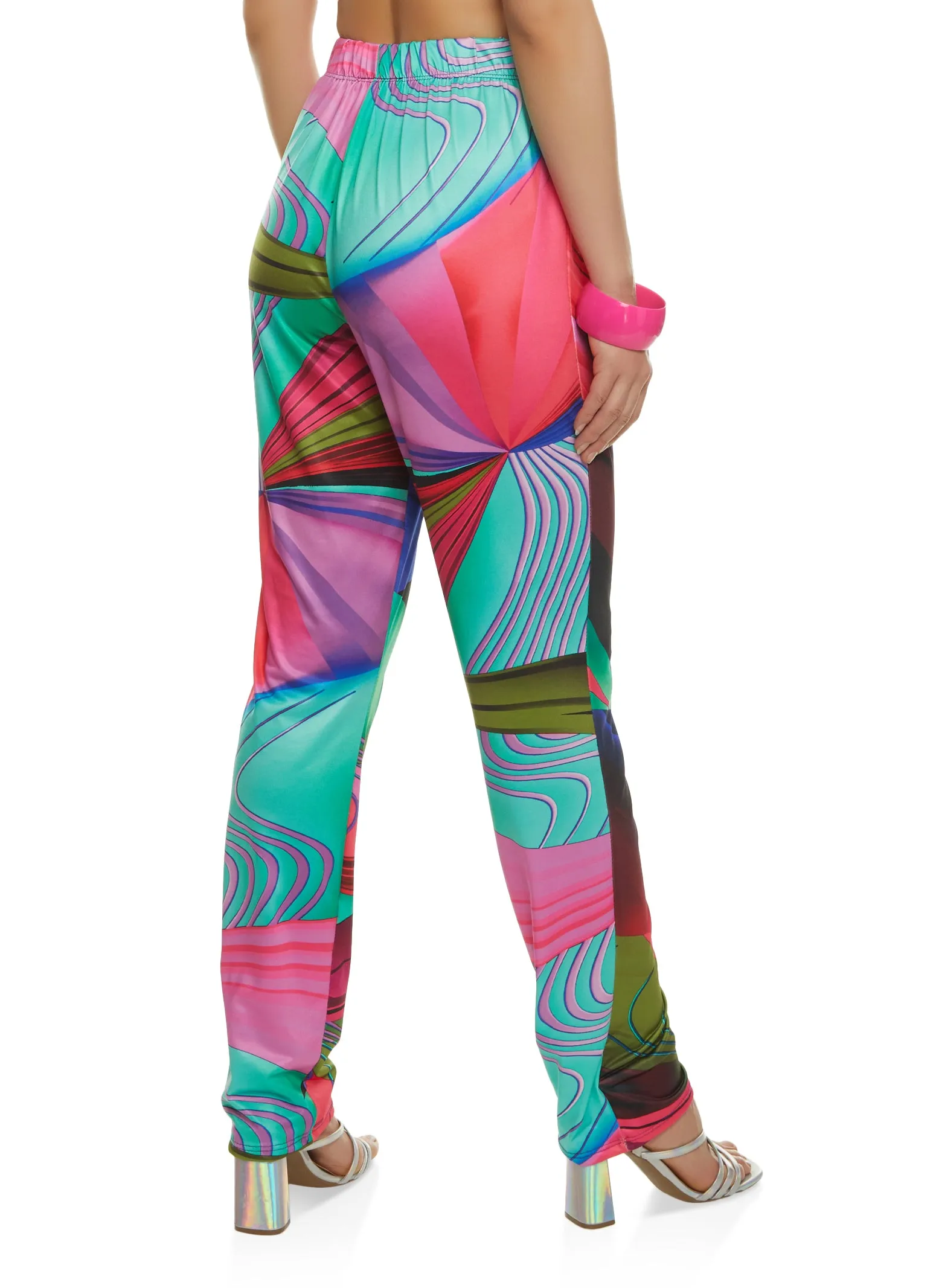 Printed High Waisted Pants sold by Rainbow product image thumbnail 2