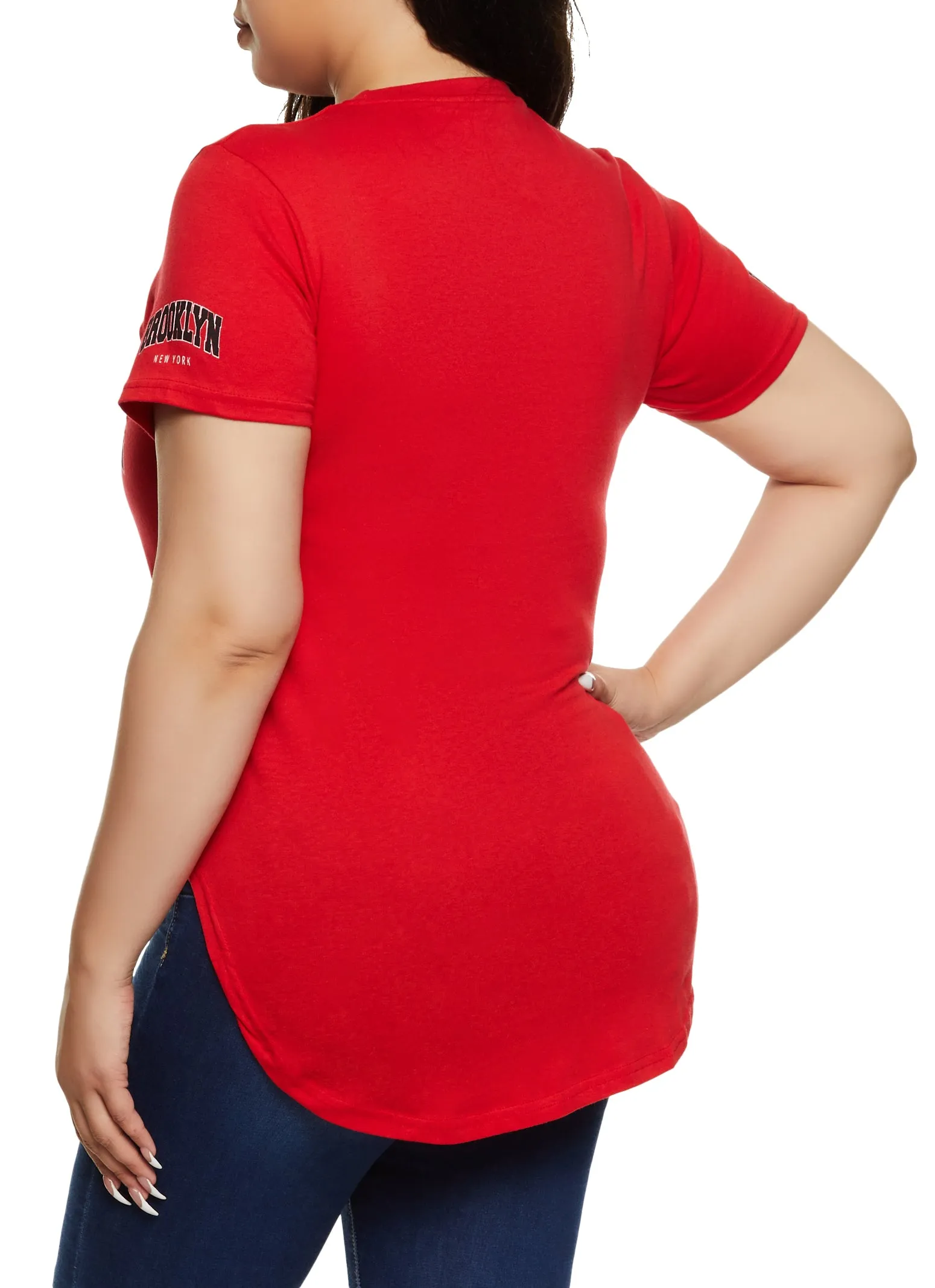 Plus Brooklyn New York High Low Tee sold by Rainbow product image thumbnail 3