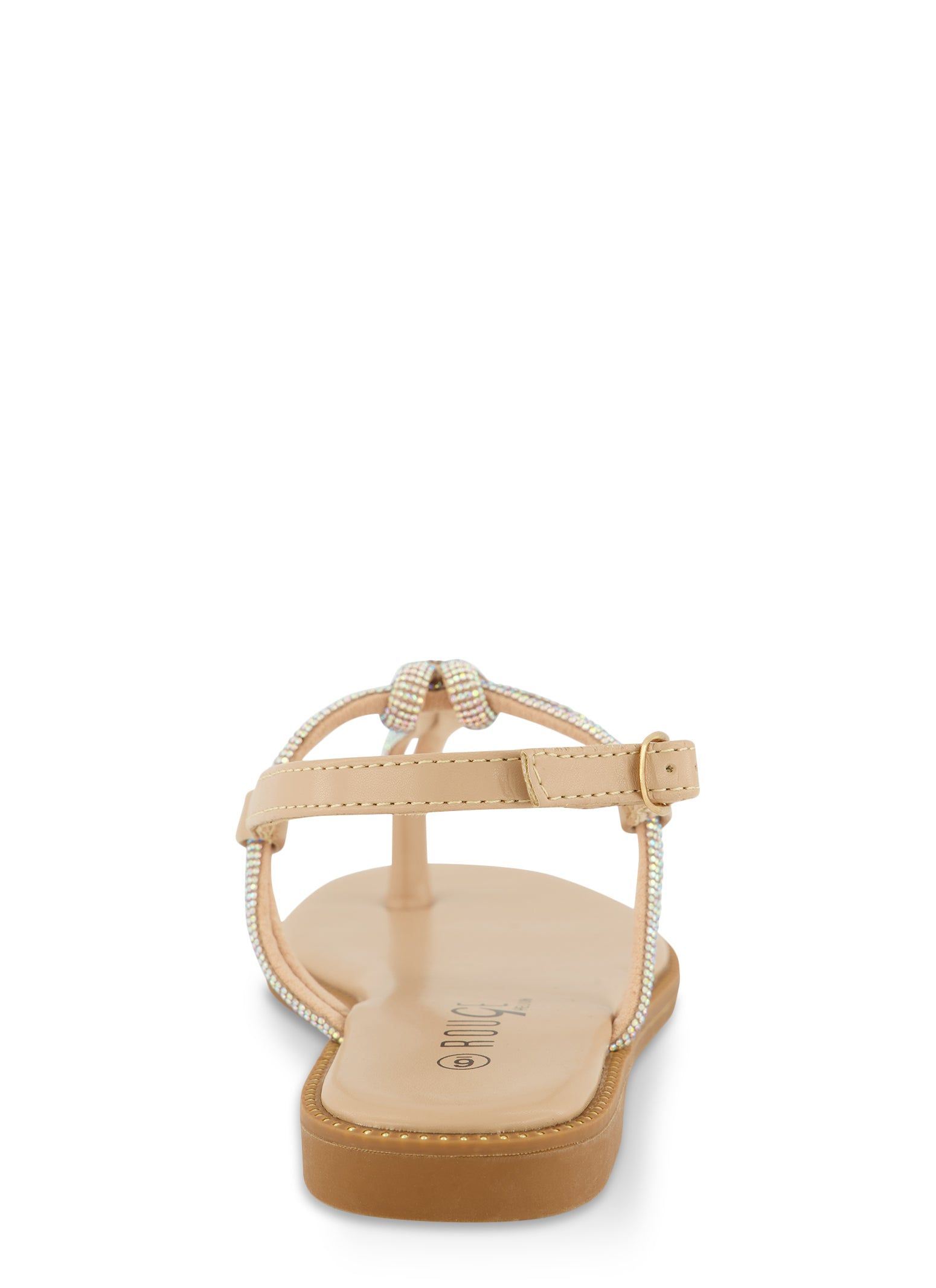 Buckle Strap Rhinestone Thong Sandals sold by Rainbow product image thumbnail 3