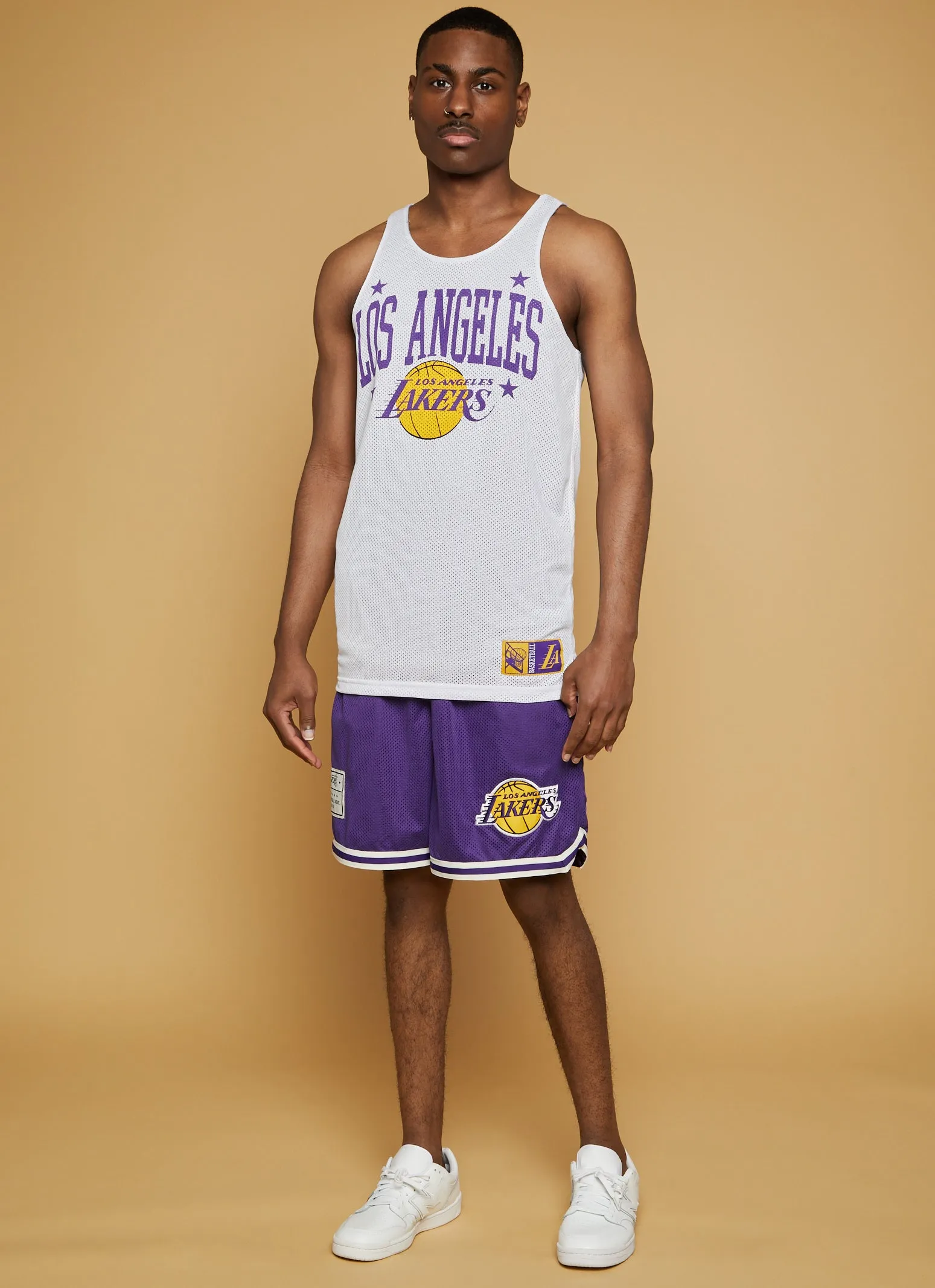 Mens NBA Los Angeles Lakers Graphic Reversible Tank Top sold by Rainbow product image thumbnail 2
