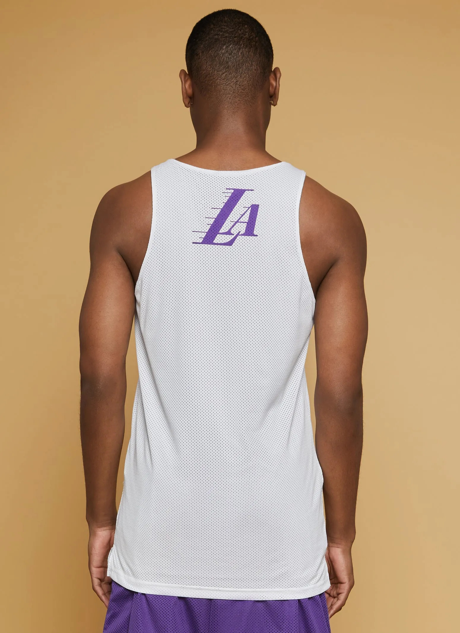 Mens NBA Los Angeles Lakers Graphic Reversible Tank Top sold by Rainbow product image thumbnail 3