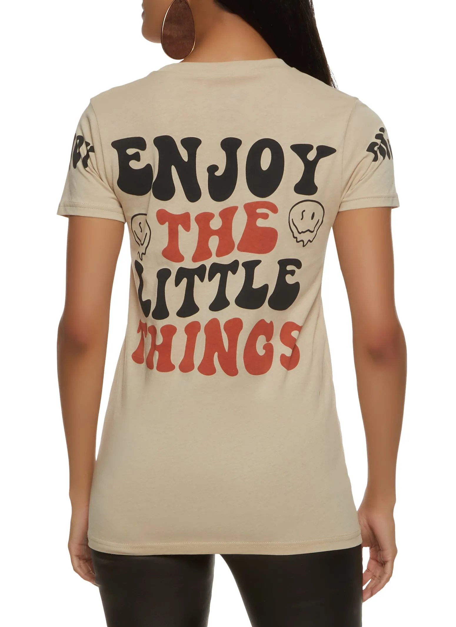 Enjoy The Little Things Short Sleeve Graphic Tee sold by Rainbow product image thumbnail 2
