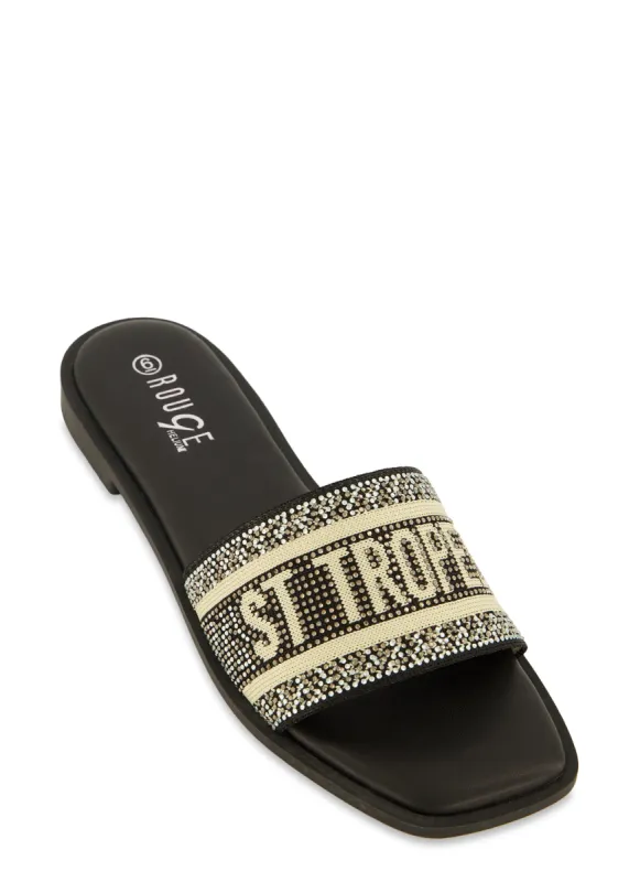 St Tropez Slide Sandals sold by Rainbow