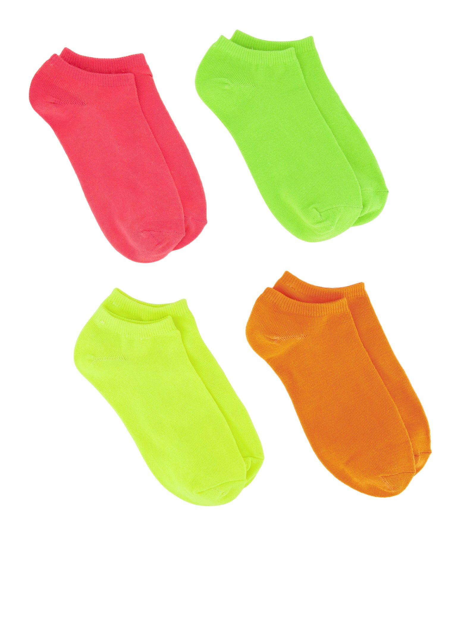 Neon Assorted Socks 4 Pack sold by Rainbow product image thumbnail 2