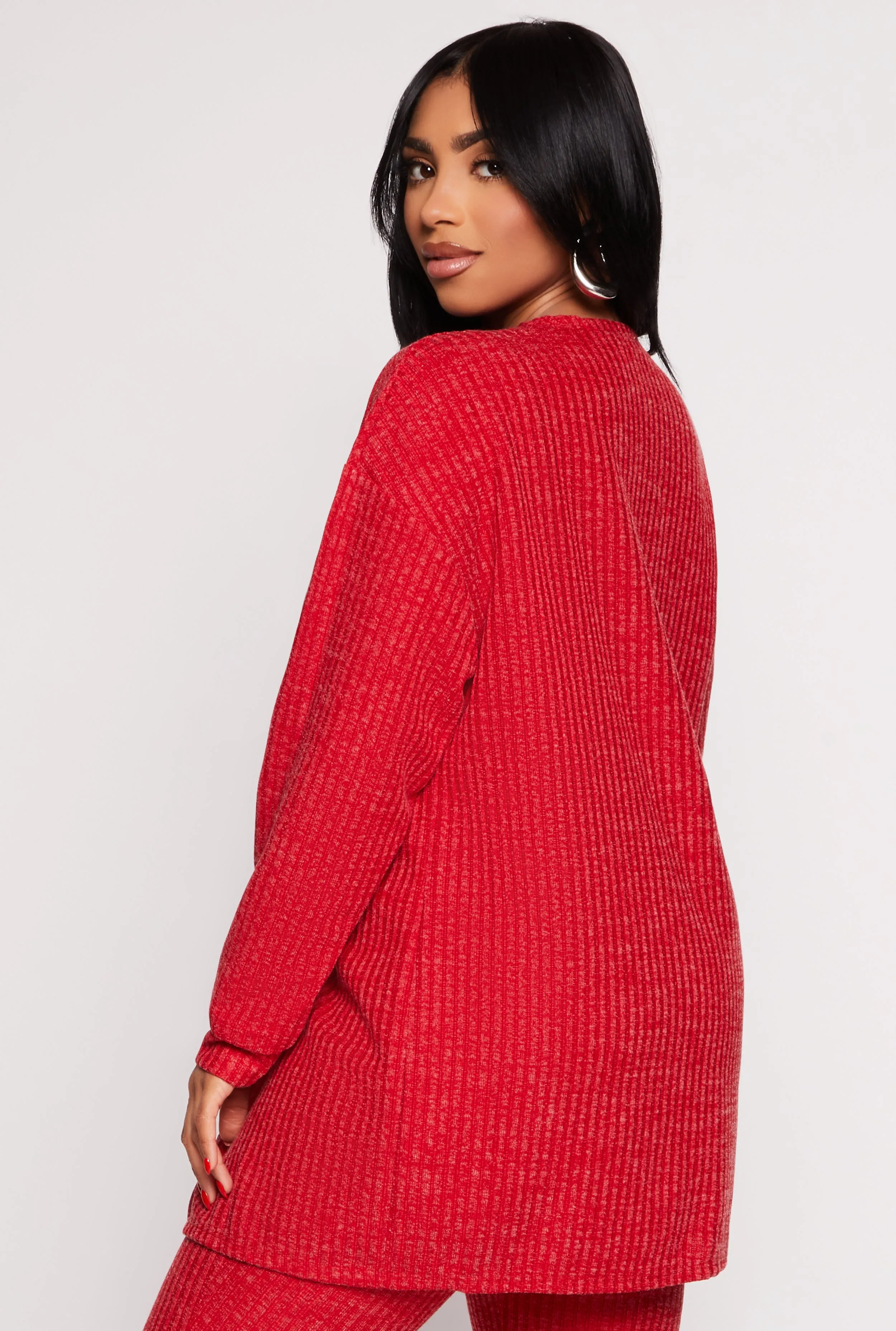 Ribbed Open Front Cardigan sold by Rainbow product image thumbnail 3