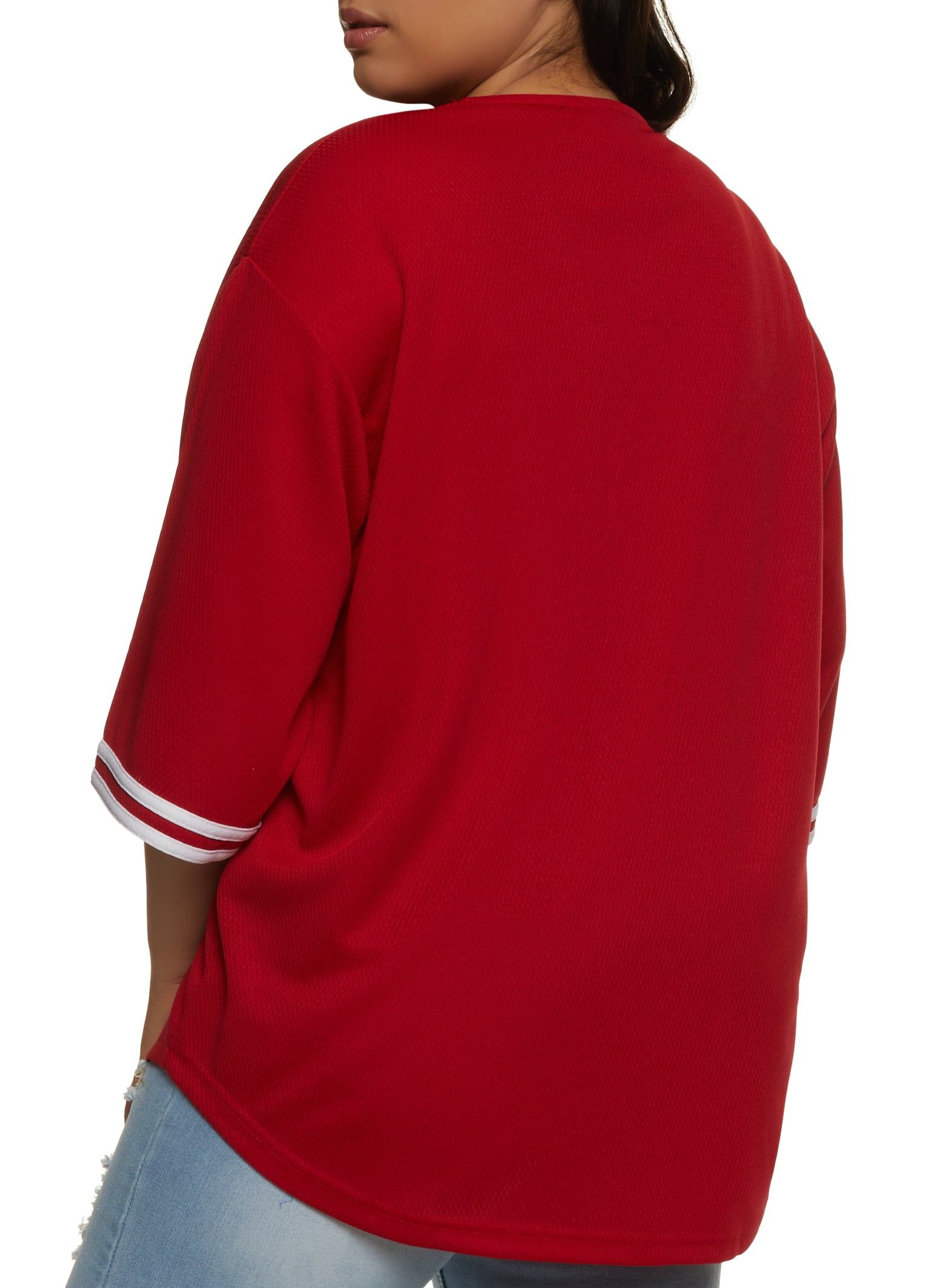 Plus Size Brooklyn Baseball Jersey sold by Rainbow product image thumbnail 2