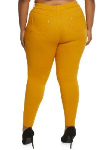 Plus Size Hyperstretch Pull On Skinny Pants sold by Rainbow