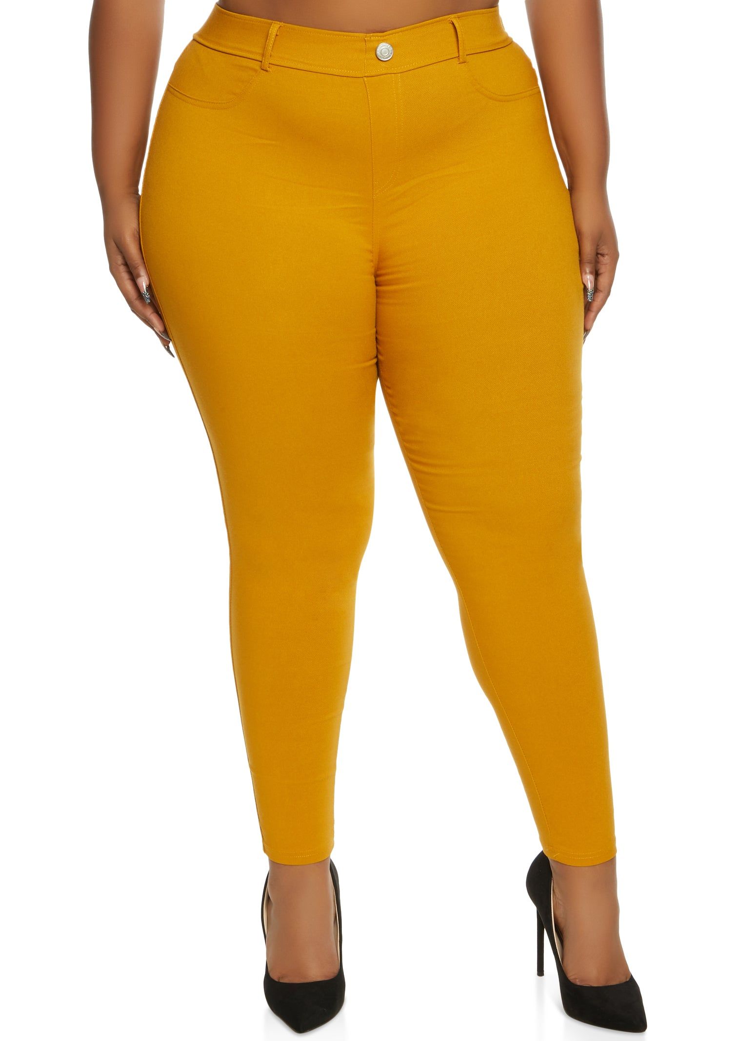 Plus Size Hyperstretch Pull On Skinny Pants sold by Rainbow