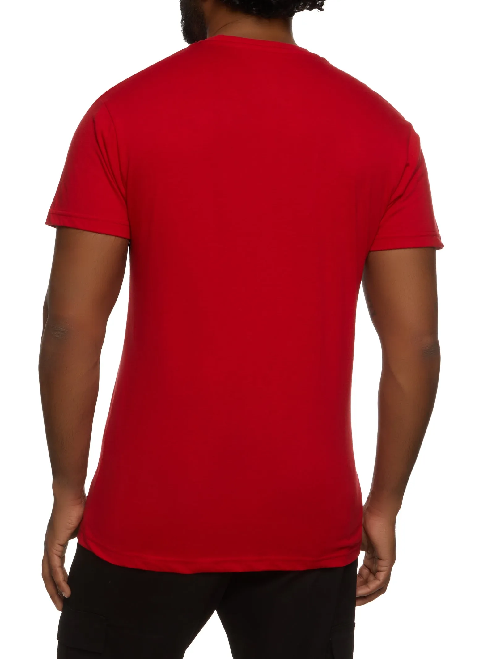 Mens Basic Crew Neck T Shirt sold by Rainbow product image thumbnail 3
