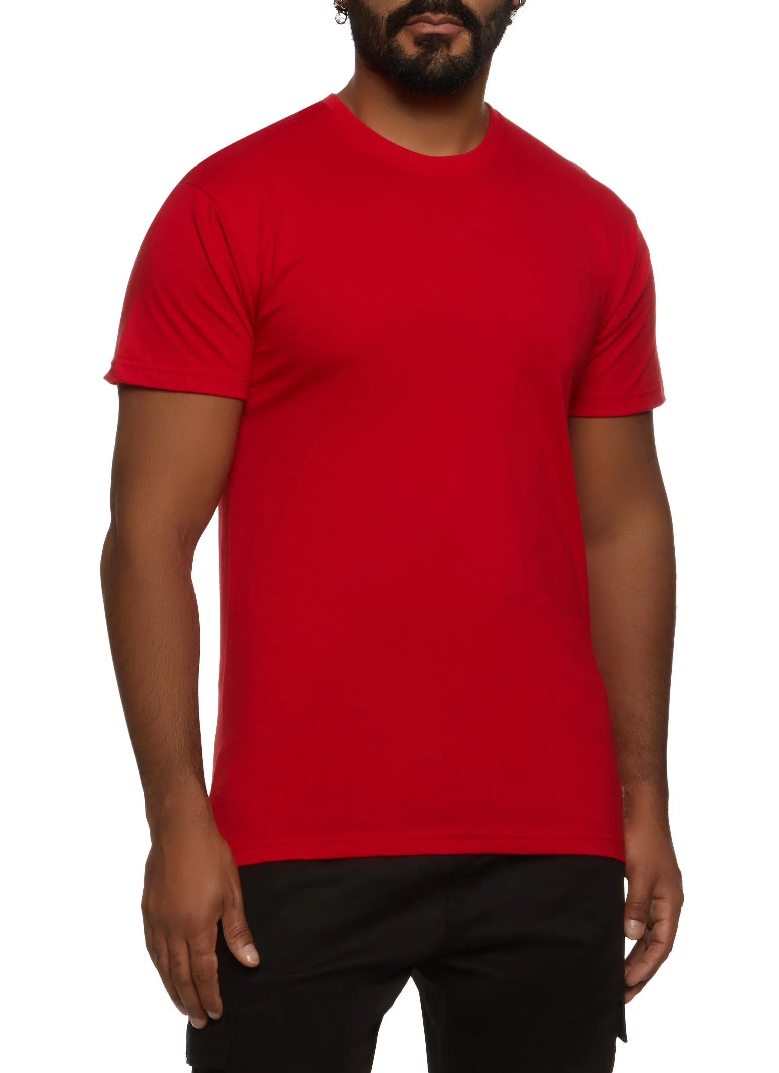 Mens Basic Crew Neck T Shirt sold by Rainbow