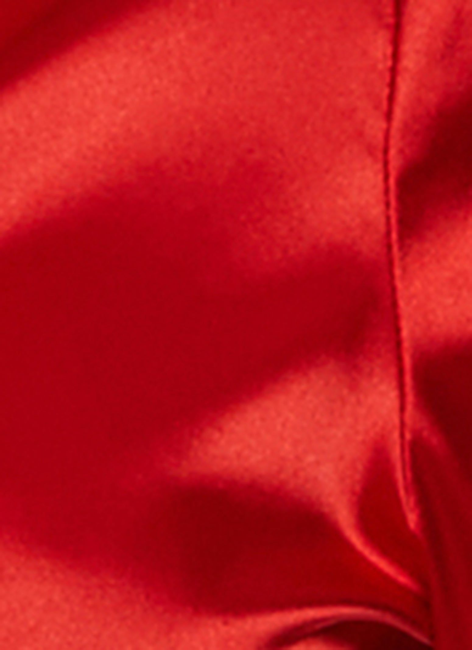 Satin Puff Sleeve Tie Front Crop Top sold by Rainbow product image thumbnail 3