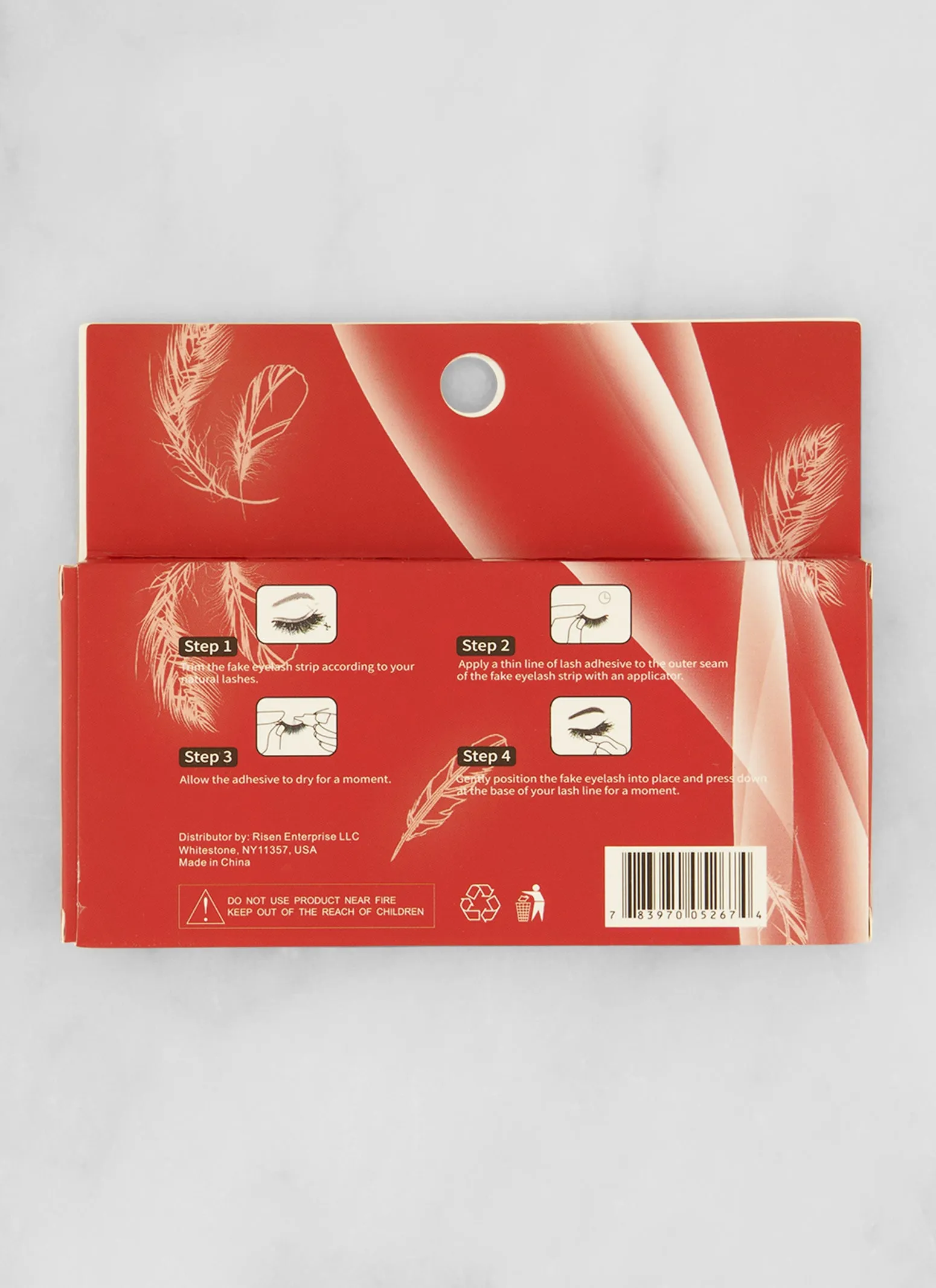 Luxuriously Lightweight Faux Mink Eyelashes sold by Rainbow product image thumbnail 2