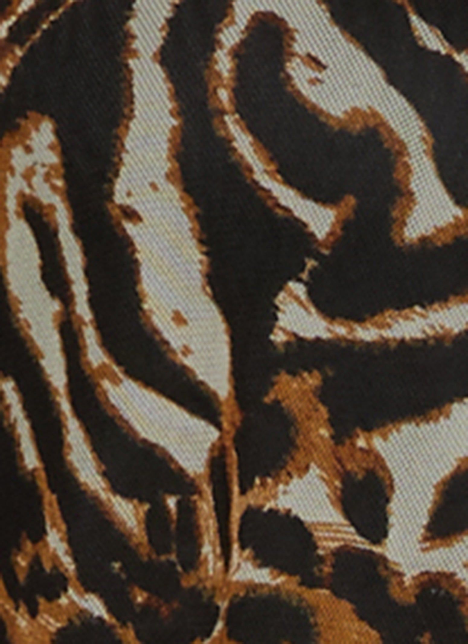 Plus Size Printed Mesh Mock Neck Puff Sleeve Blouse sold by Rainbow product image thumbnail 3