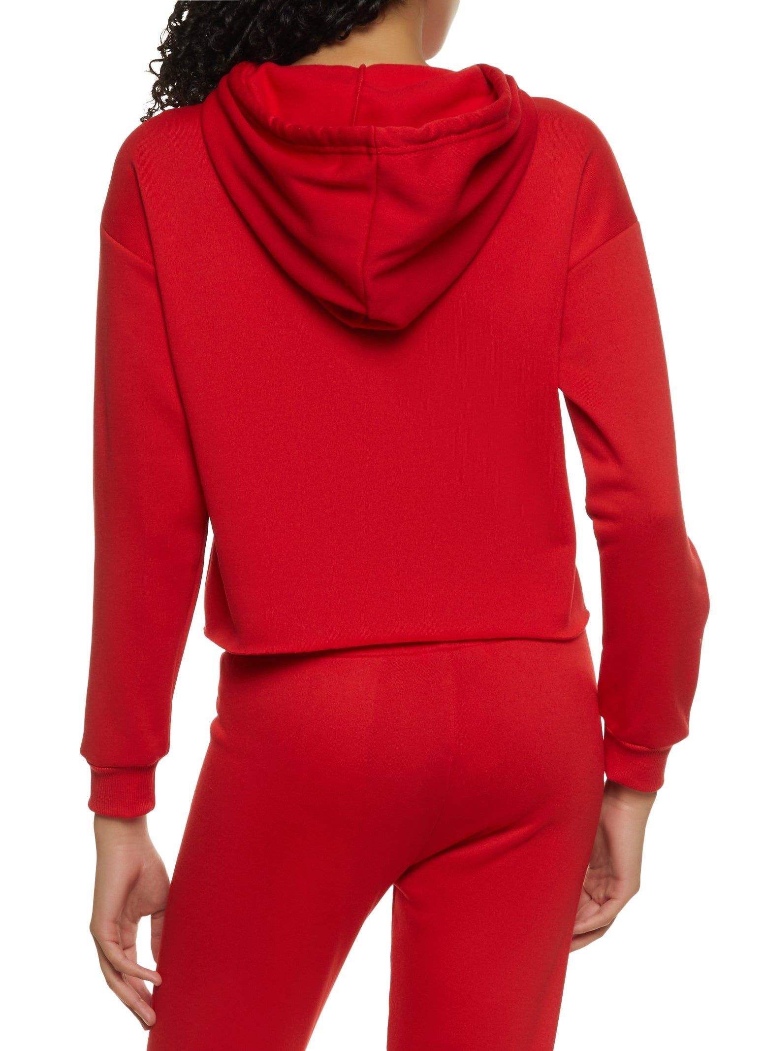 Rhinestone Studded Lip Graphic Hoodie sold by Rainbow product image thumbnail 3