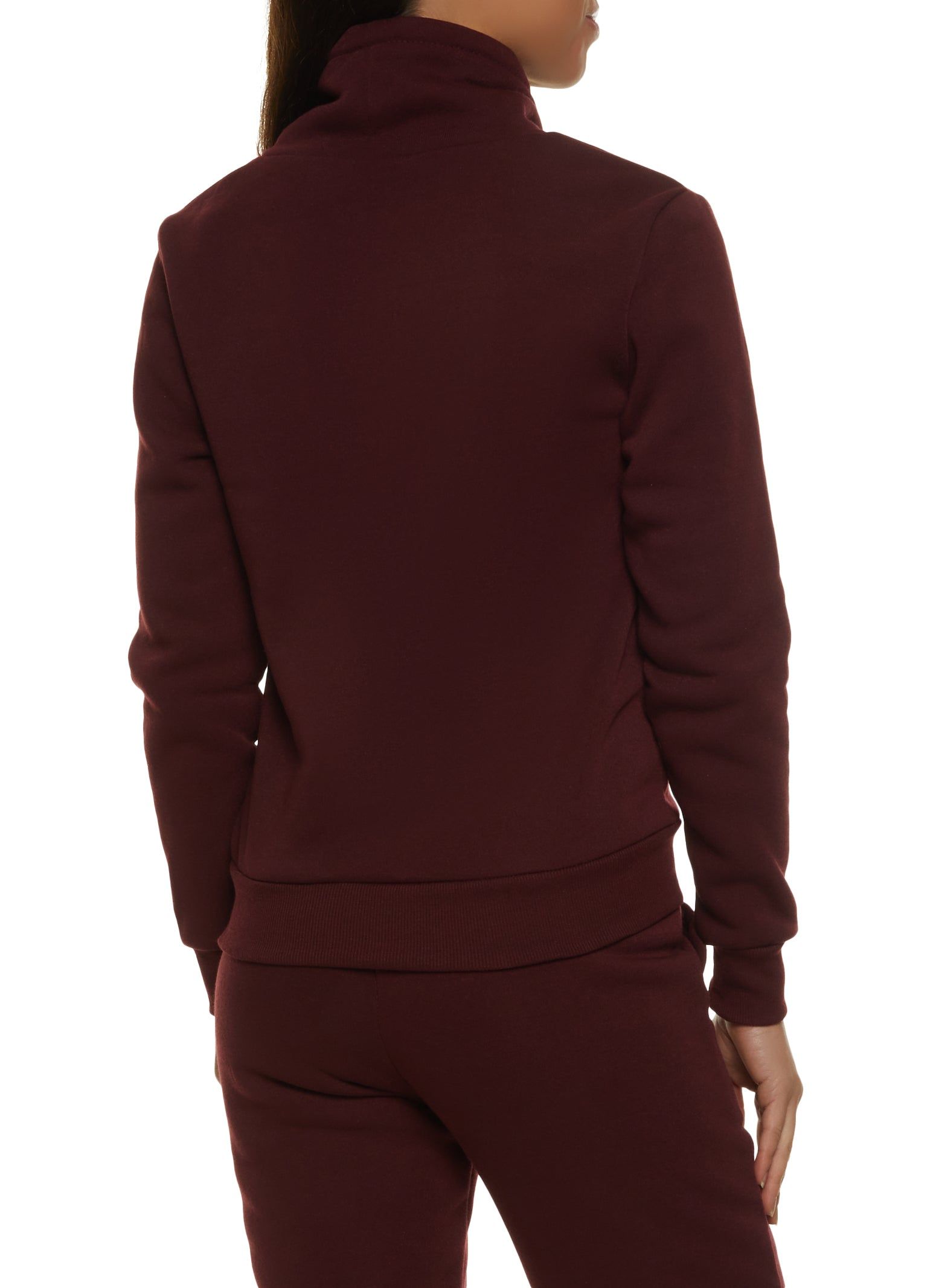 Fleece Funnel Neck Sweatshirt sold by Rainbow product image thumbnail 3