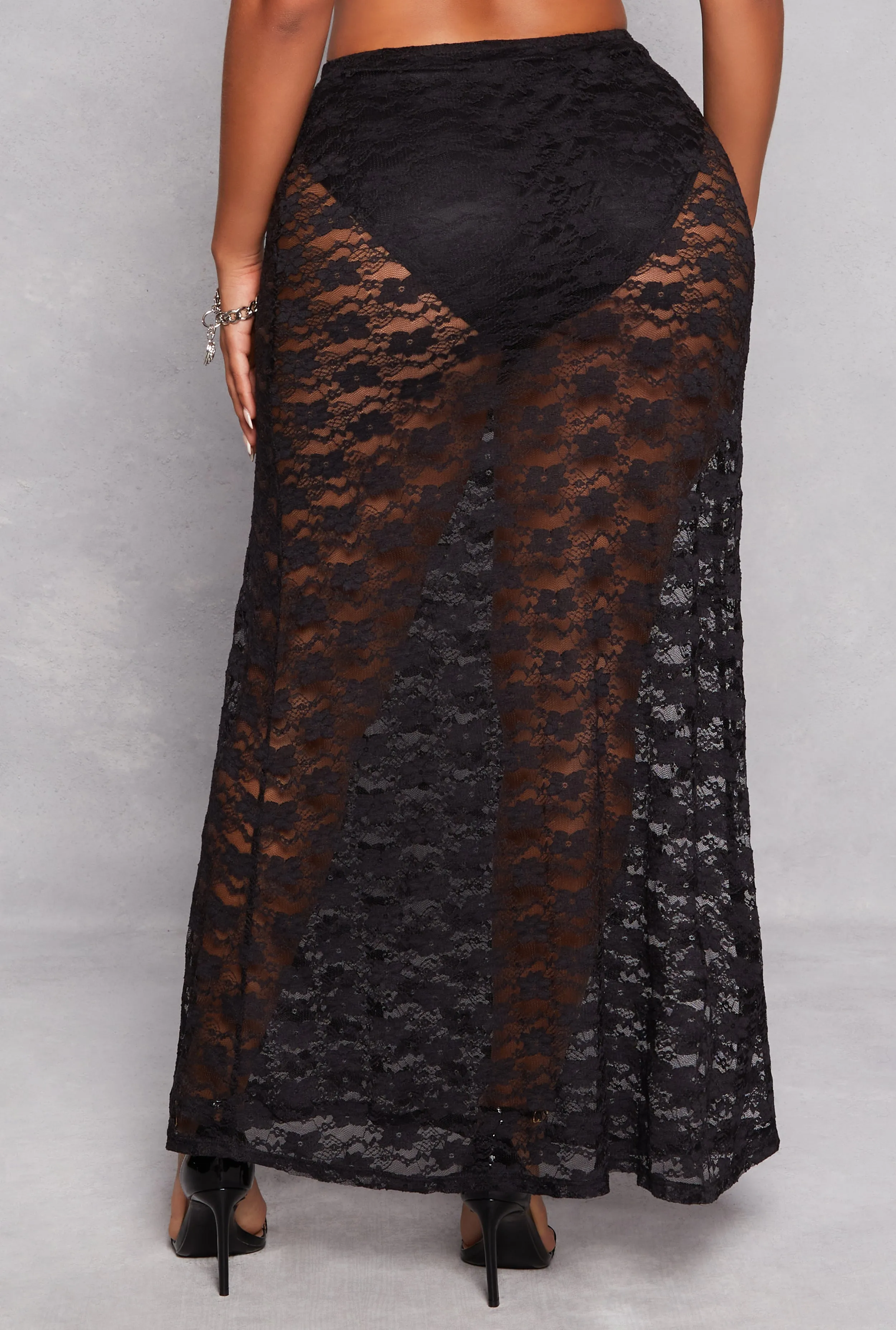 Almost Famous Lace Maxi Skirt sold by Rainbow product image thumbnail 3