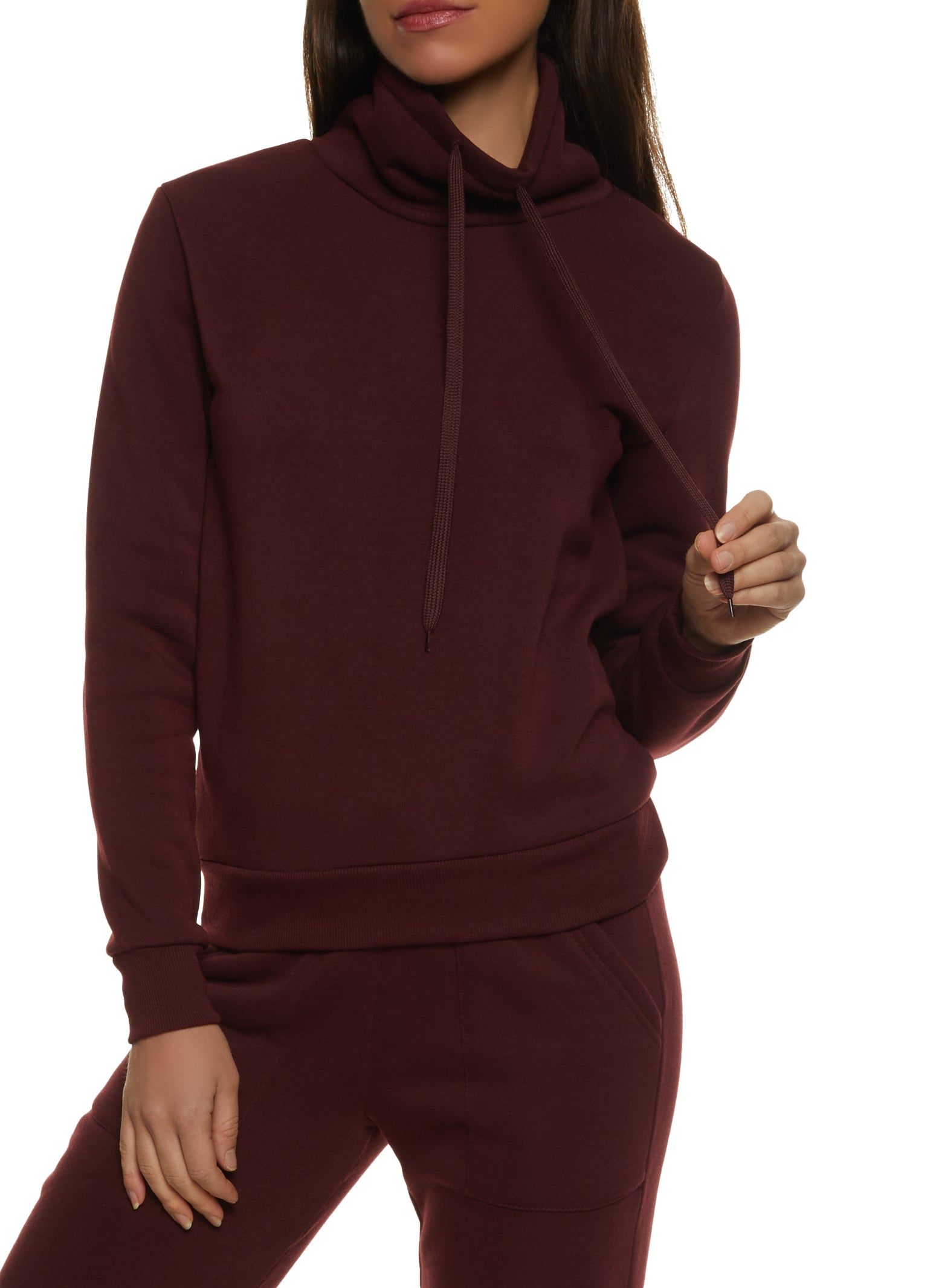 Fleece Funnel Neck Sweatshirt sold by Rainbow