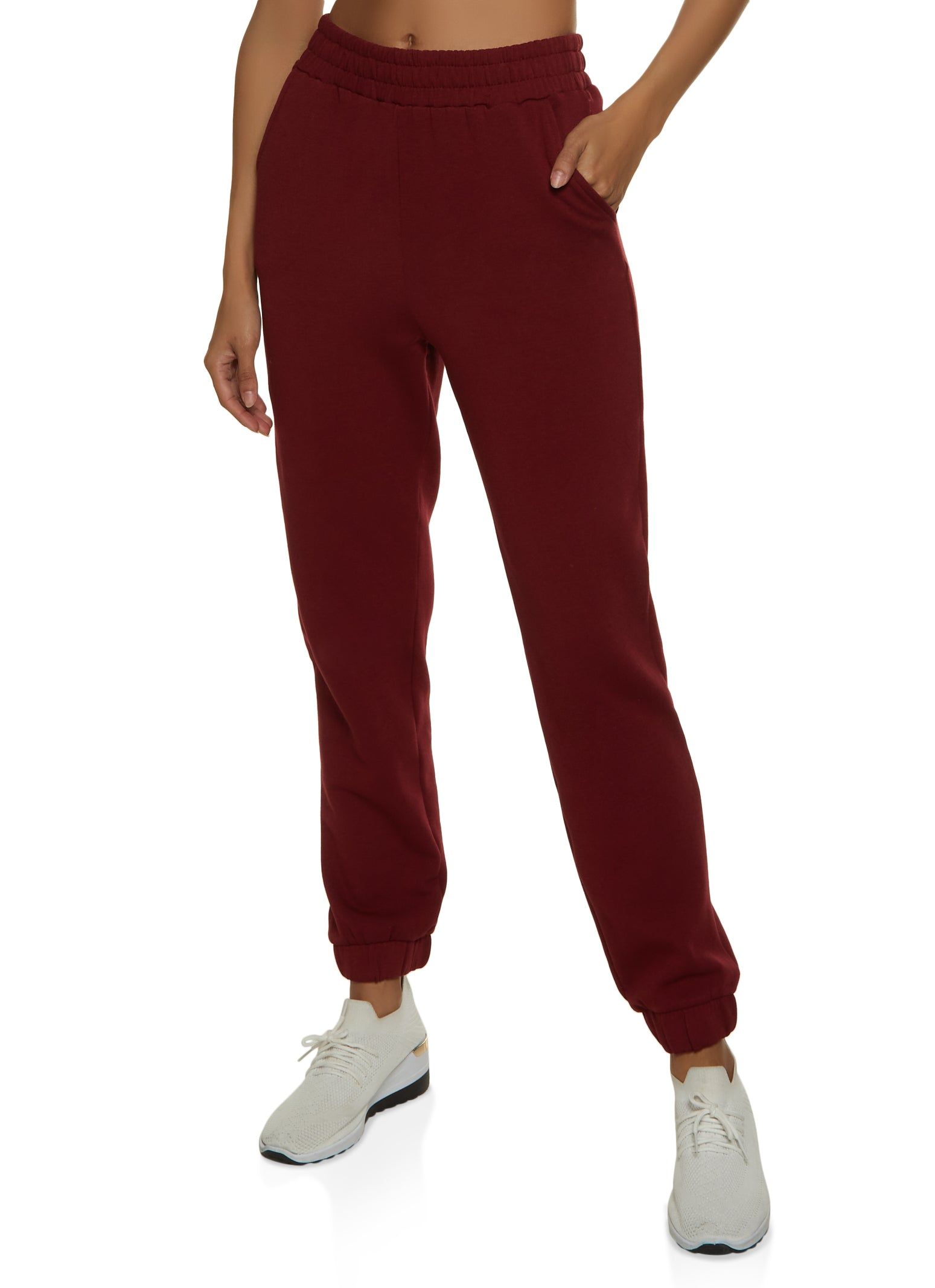 Fleece High Waist Joggers sold by Rainbow