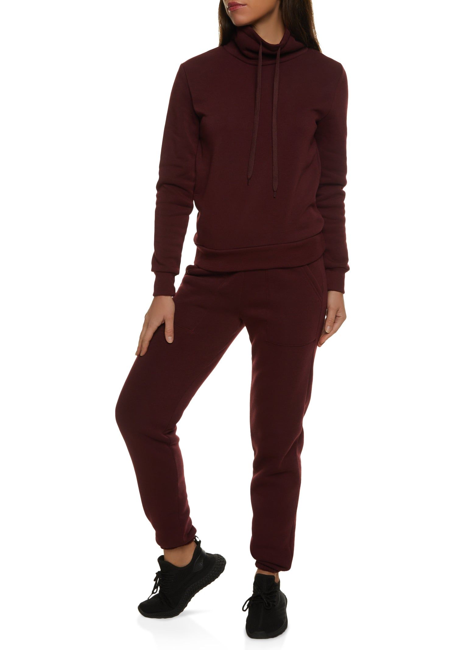 Fleece Funnel Neck Sweatshirt sold by Rainbow product image thumbnail 2