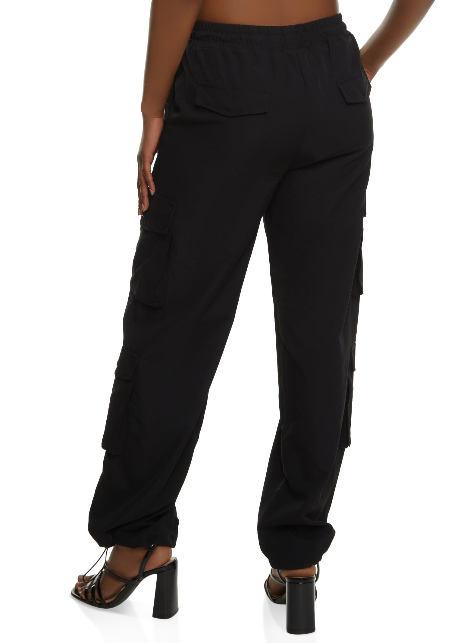 Toggle Drawstring Hem Cargo Pocket Pants sold by Rainbow product image thumbnail 3