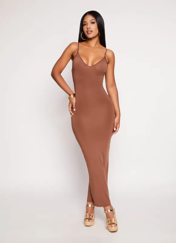 Daisy V Neck Bodycon Maxi Dress sold by Rainbow