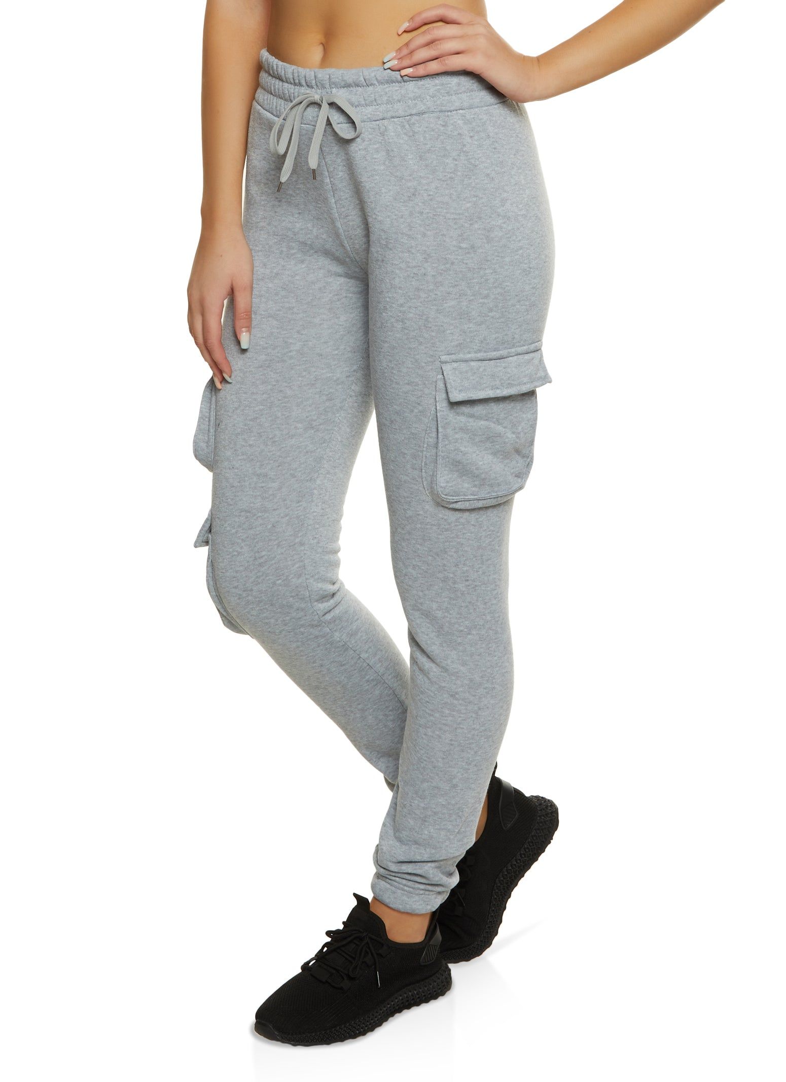 Cargo Pocket Fleece Joggers sold by Rainbow