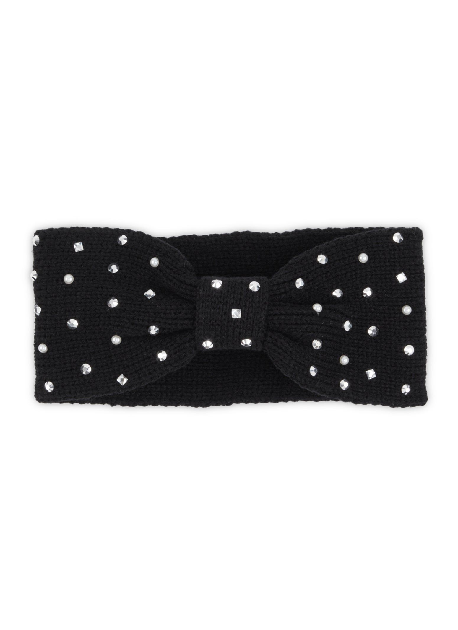 Faux Pearl Studded Knitted Head Wrap sold by Rainbow product image thumbnail 2
