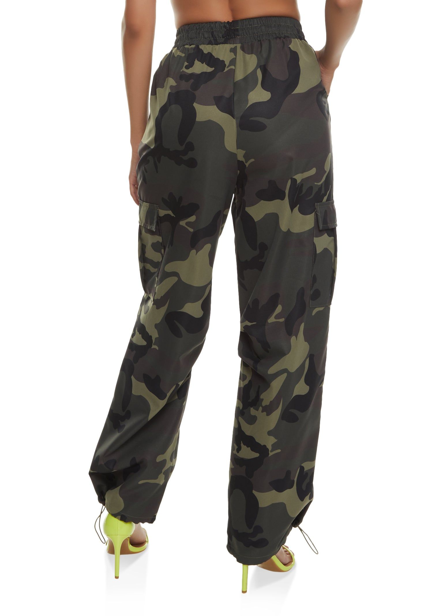 Camo Toggle Drawstring Cargo Pants sold by Rainbow product image thumbnail 3
