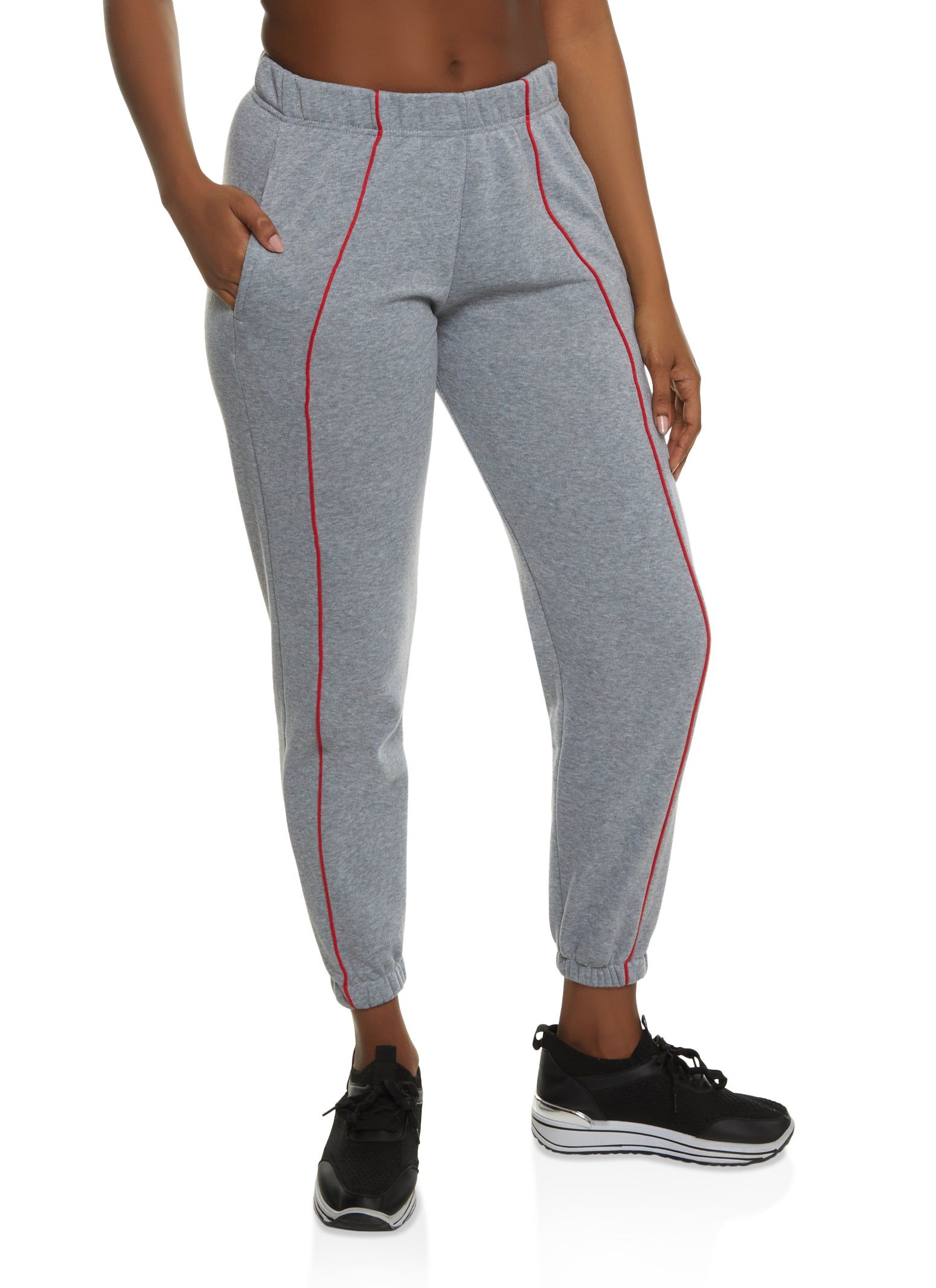 Contrast Piping Sweatpants sold by Rainbow