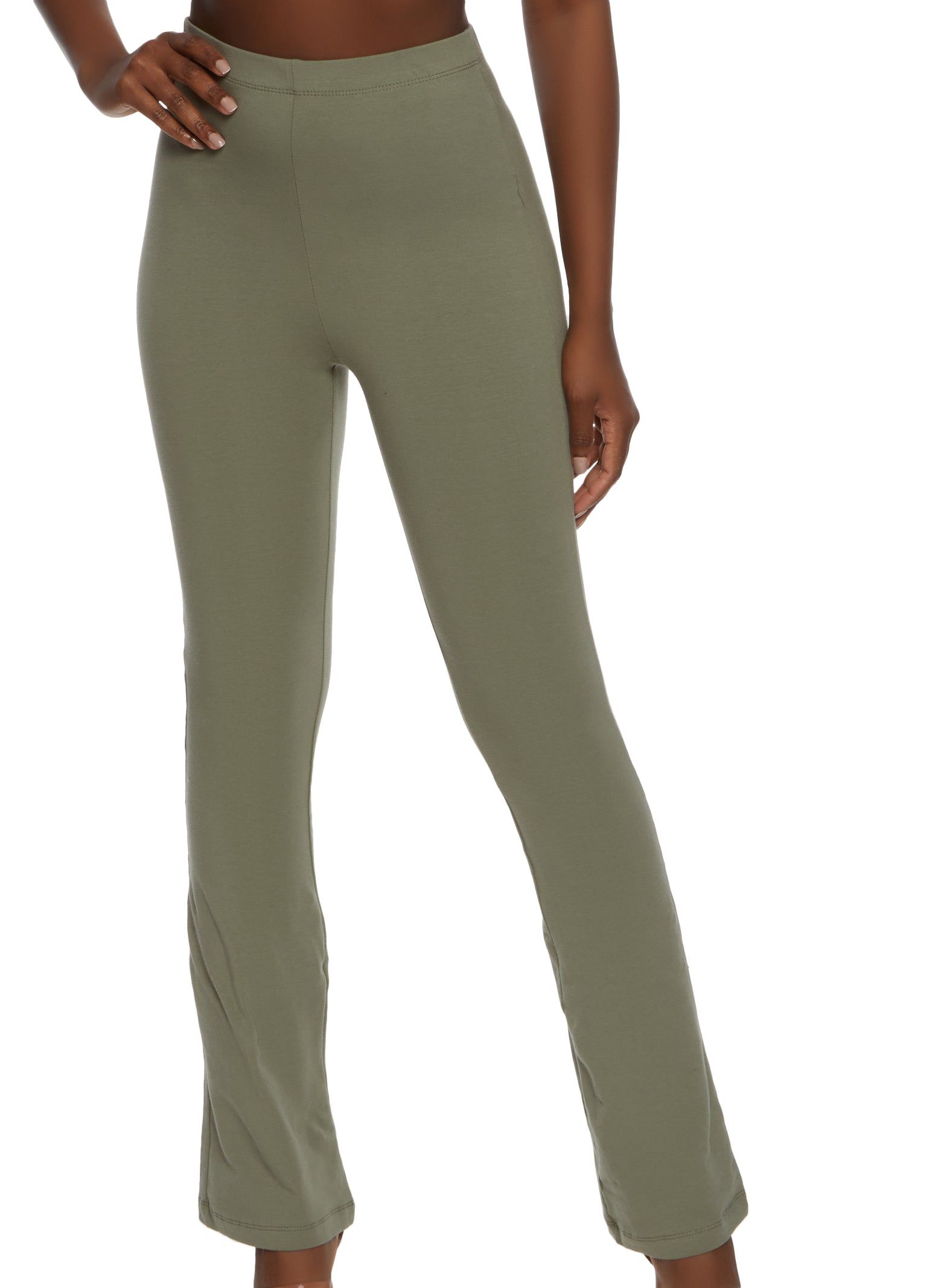 High Waist Flared Leg Pants sold by Rainbow