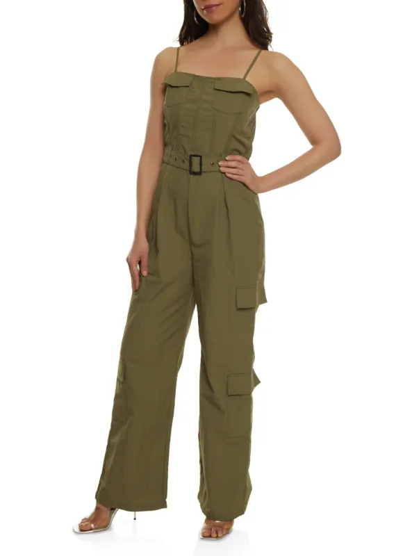 Nylon Sleeveless Parachute Jumpsuit sold by Rainbow