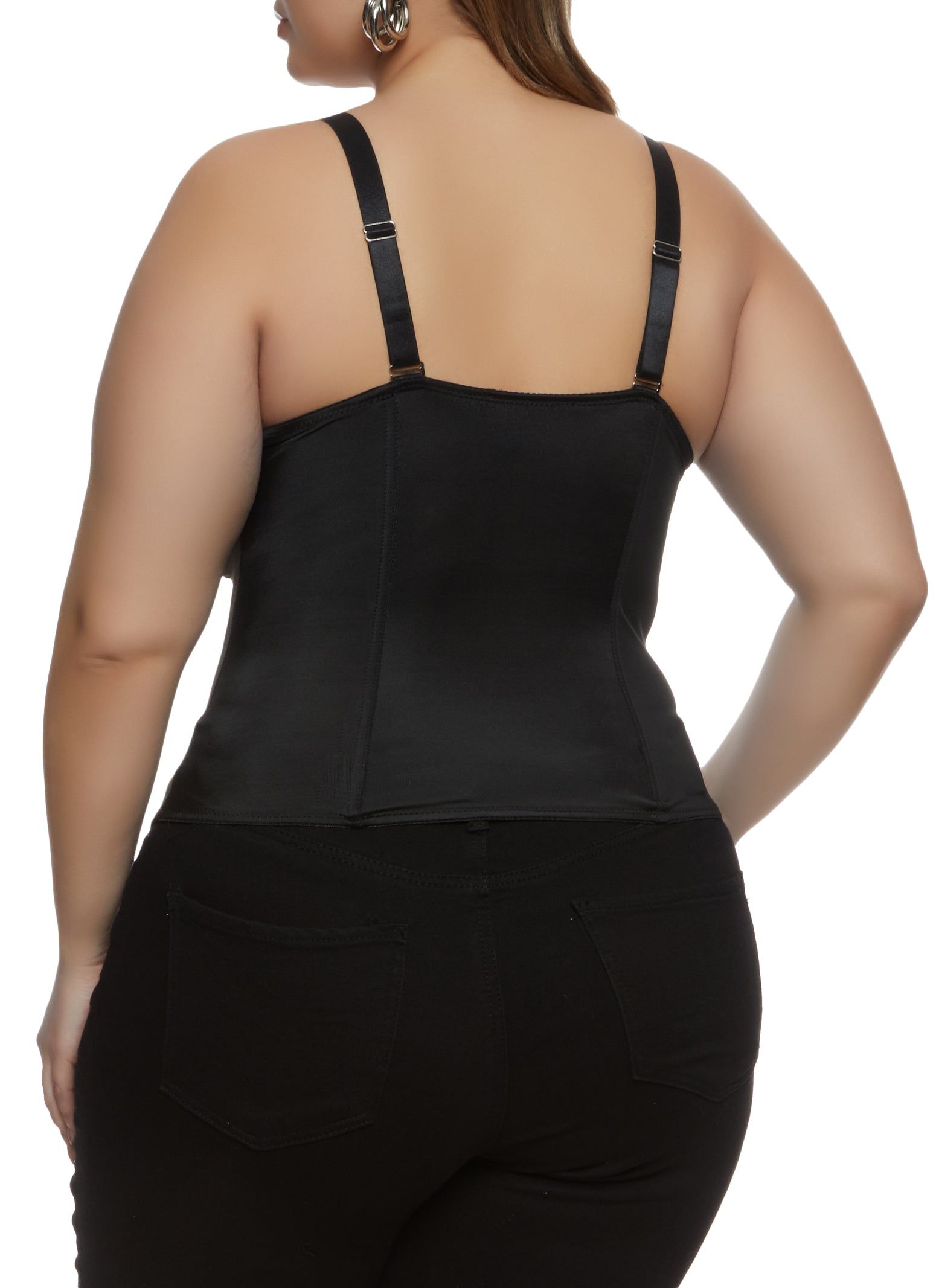 Plus Size Grommet Trim Bustier Top sold by Rainbow product image thumbnail 5