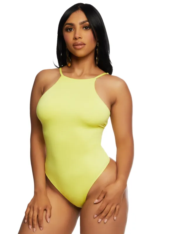 Haute Monde High Neck Bodysuit sold by Rainbow