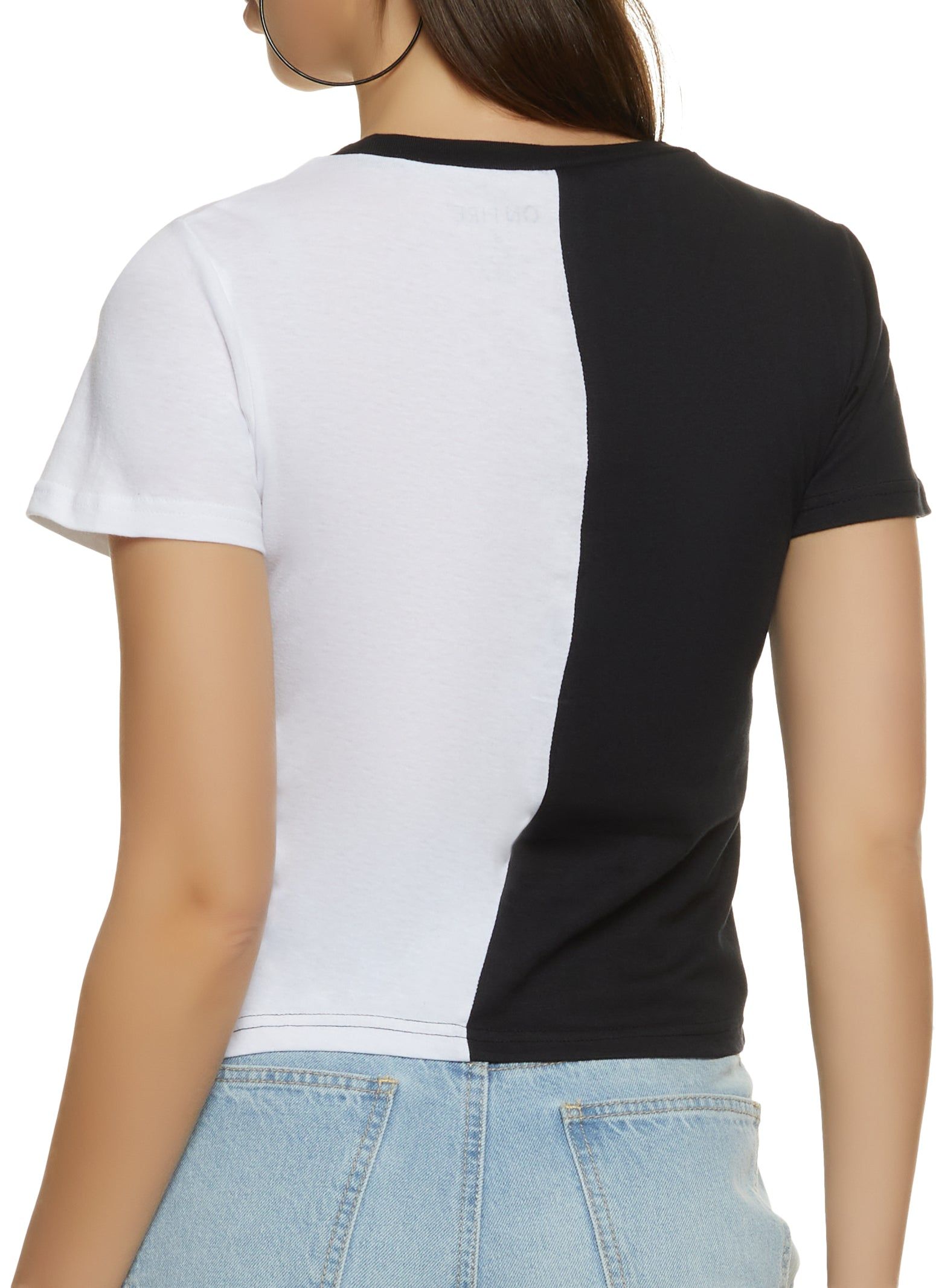 Color Block Anime Graphic Tee sold by Rainbow product image thumbnail 2