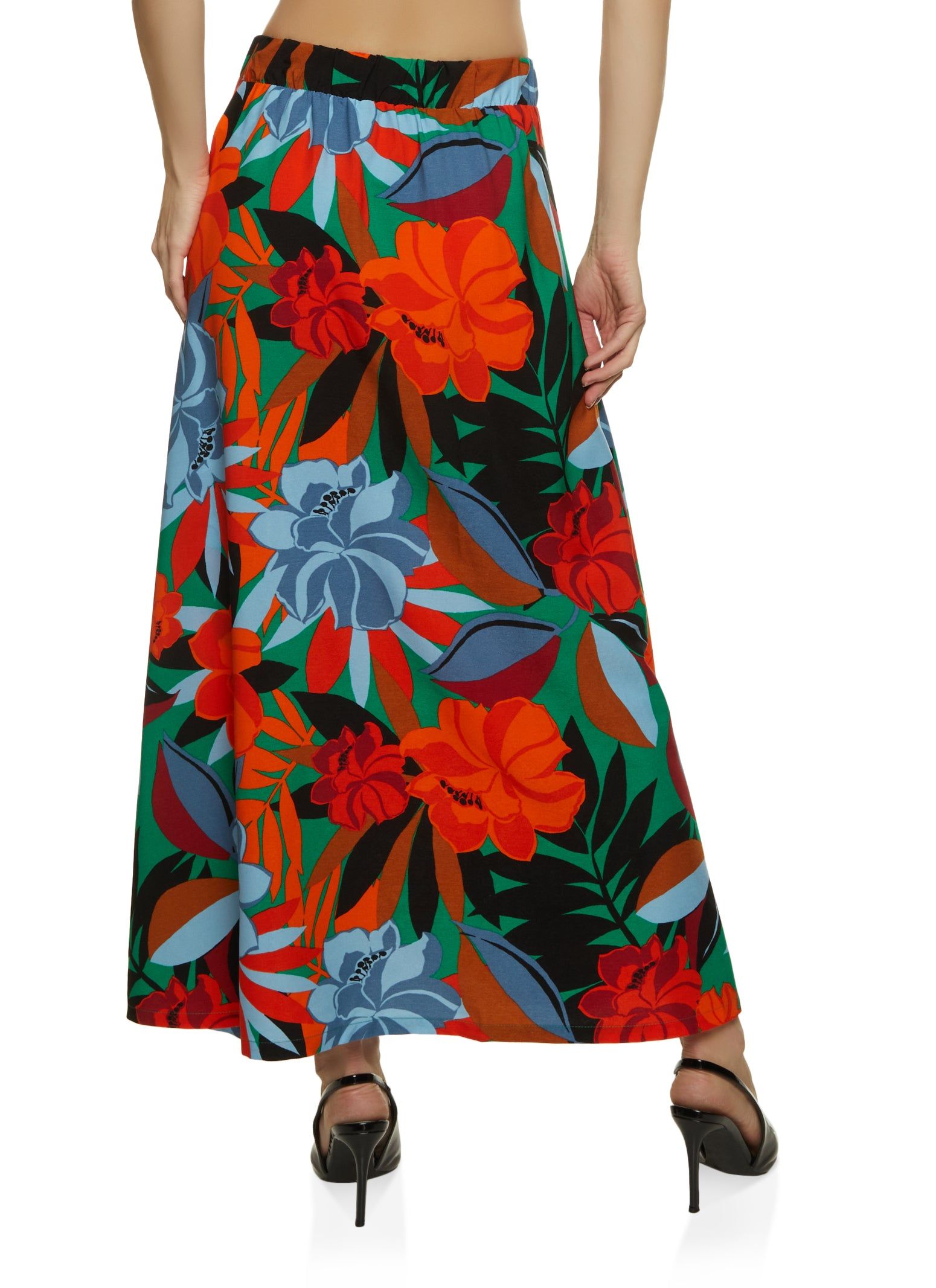 Printed High Waist Maxi Skirt sold by Rainbow product image thumbnail 2