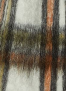 Plaid Brushed Knit Long Shacket sold by Rainbow