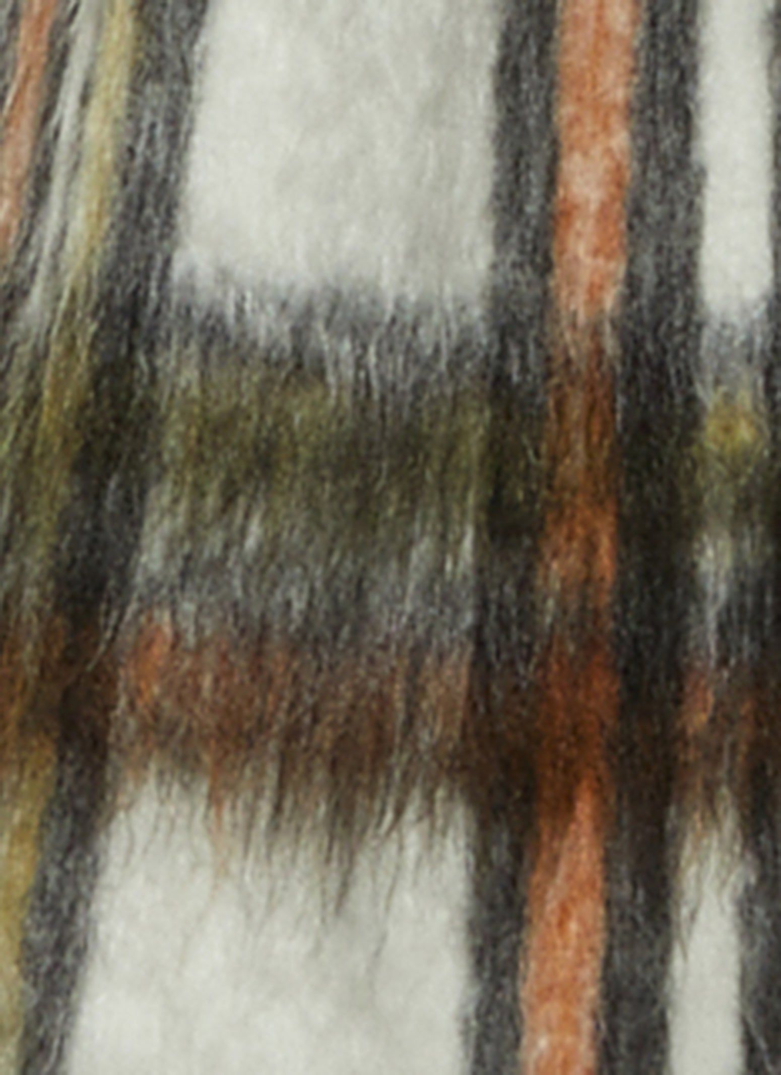 Plaid Brushed Knit Long Shacket sold by Rainbow product image thumbnail 4