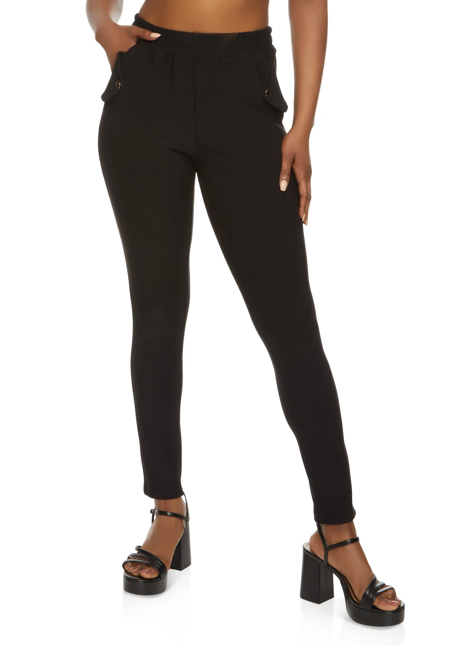 Stretch High Waisted Skinny Pants sold by Rainbow