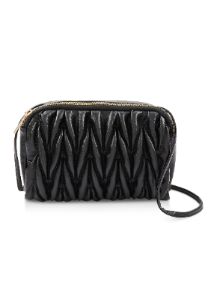 Faux Leather Quilted Crossbody Bag sold by Rainbow