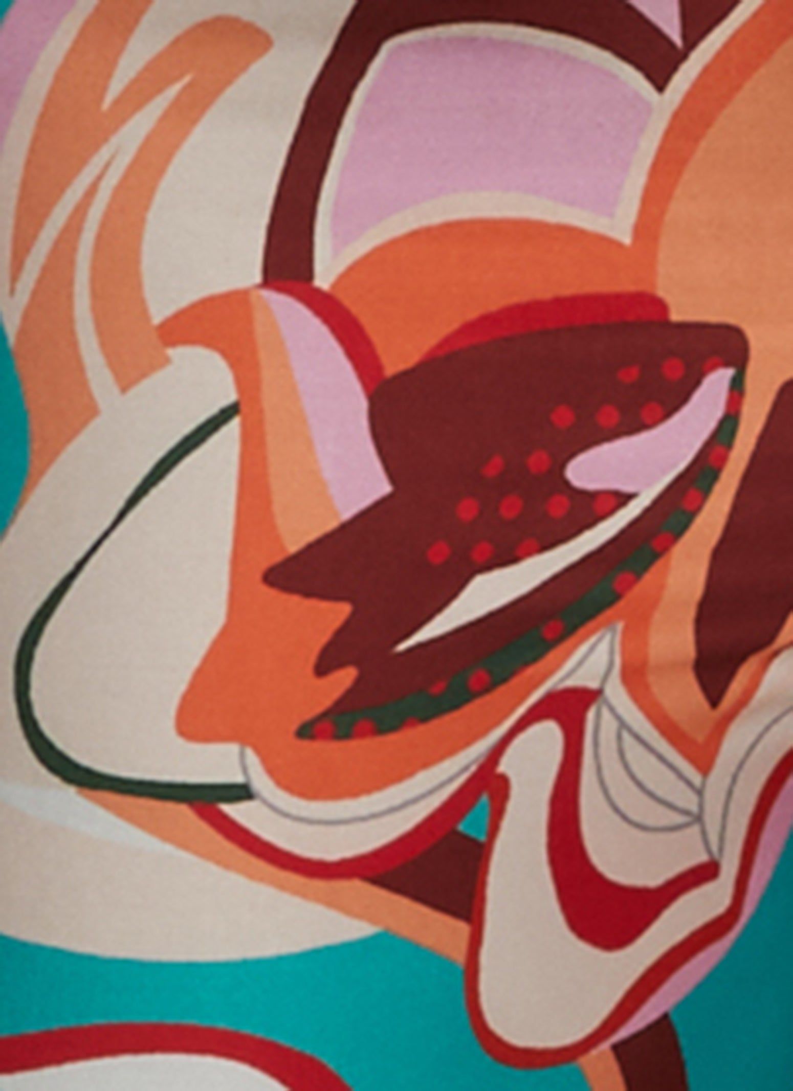 Plus Size Satin Floral Print Wide Leg Pants sold by Rainbow product image thumbnail 3