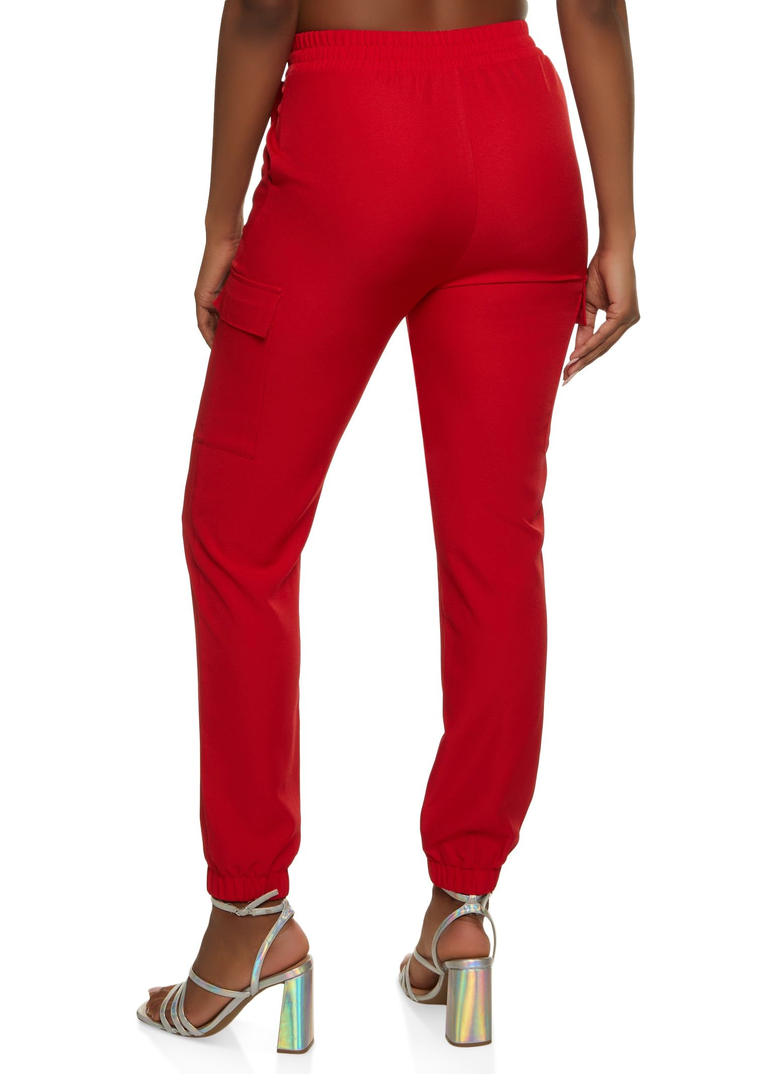 Crepe Knit Cargo Pocket Jogger sold by Rainbow product image thumbnail 2