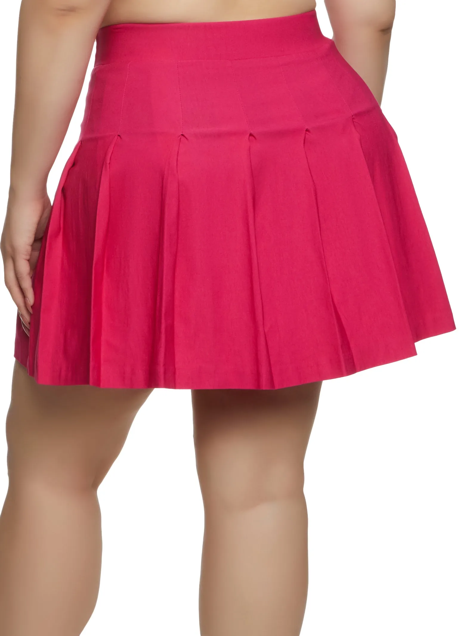 Plus Size Crepe Knit Pleated Skirt sold by Rainbow product image thumbnail 2