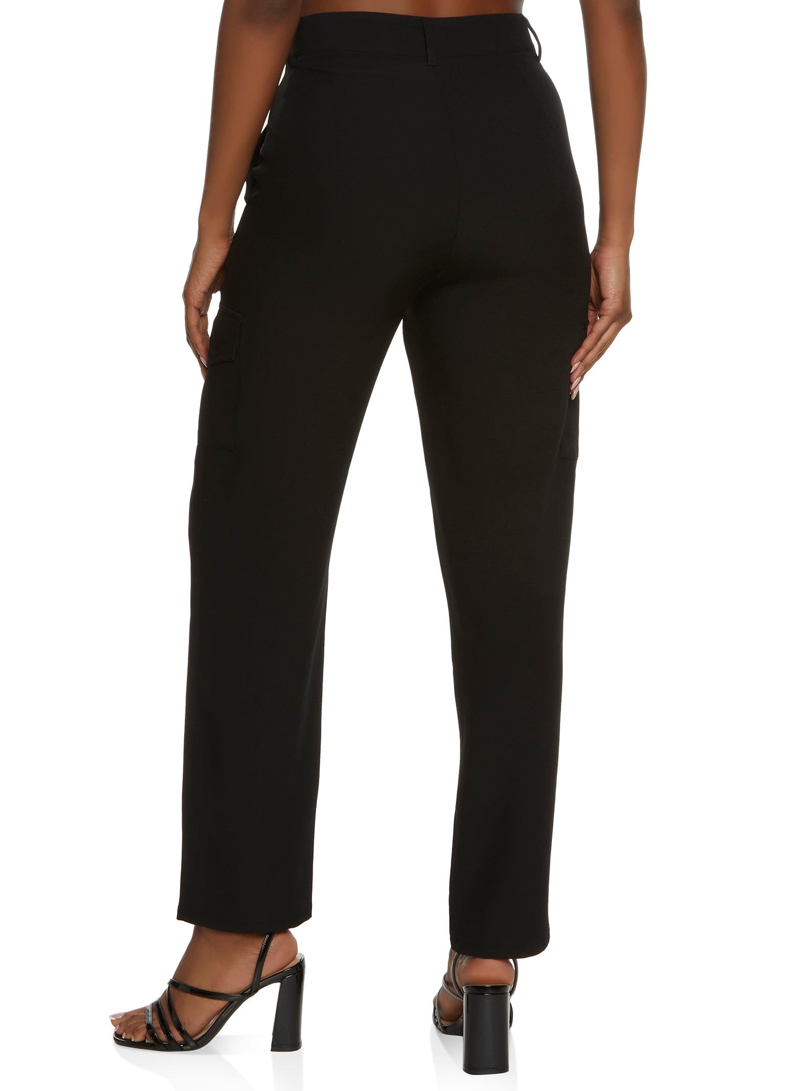 Crepe Knit Cargo Pocket Pants sold by Rainbow product image thumbnail 3